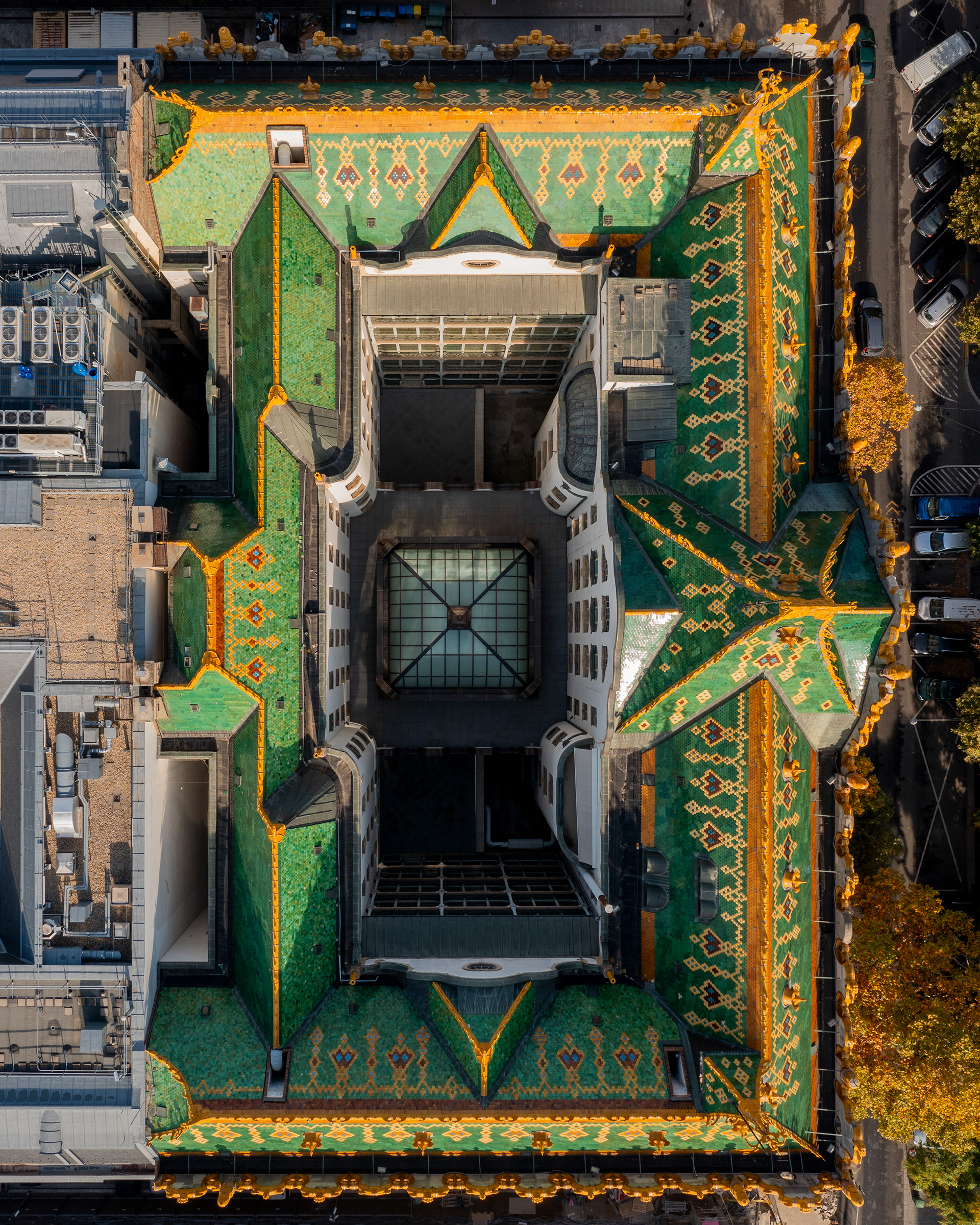 Hungarian State Treasure, Architect: Ödön Lechner