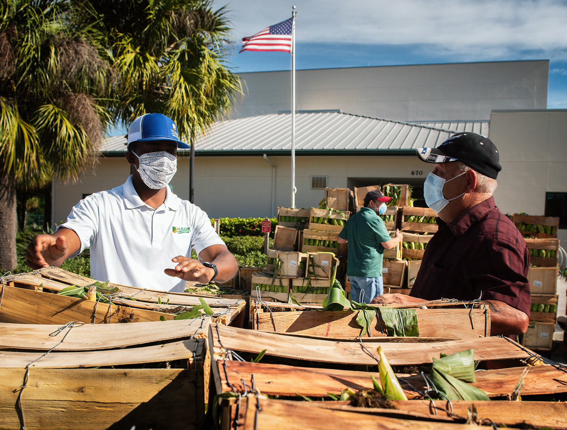 US Sugar donates corn to local charities as restaurant demand drops