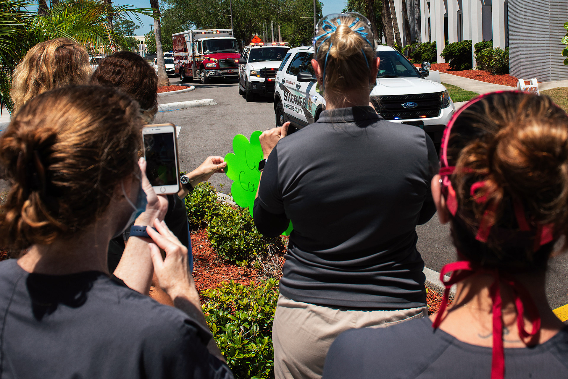 County Fire/EMS/Sheriffs honor frontline healthcare workers