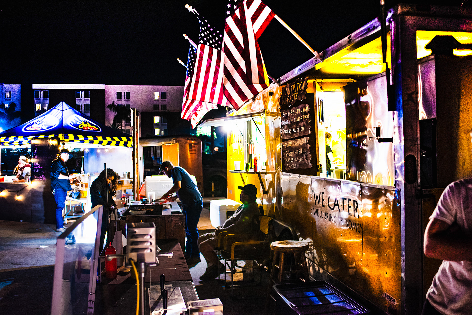 Food Trucks at Funkfest, in Punta Gorda, 2019