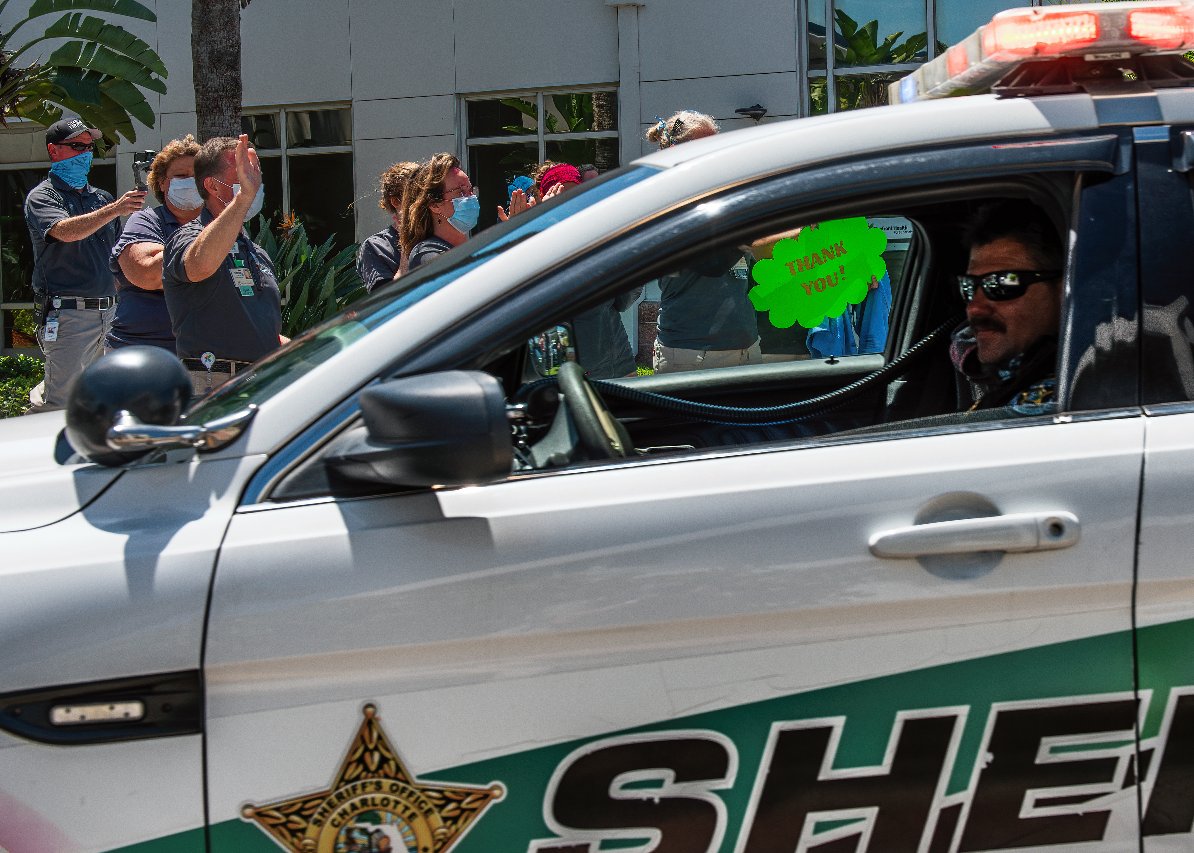 County Fire/EMS/Sheriffs honor frontline healthcare workers