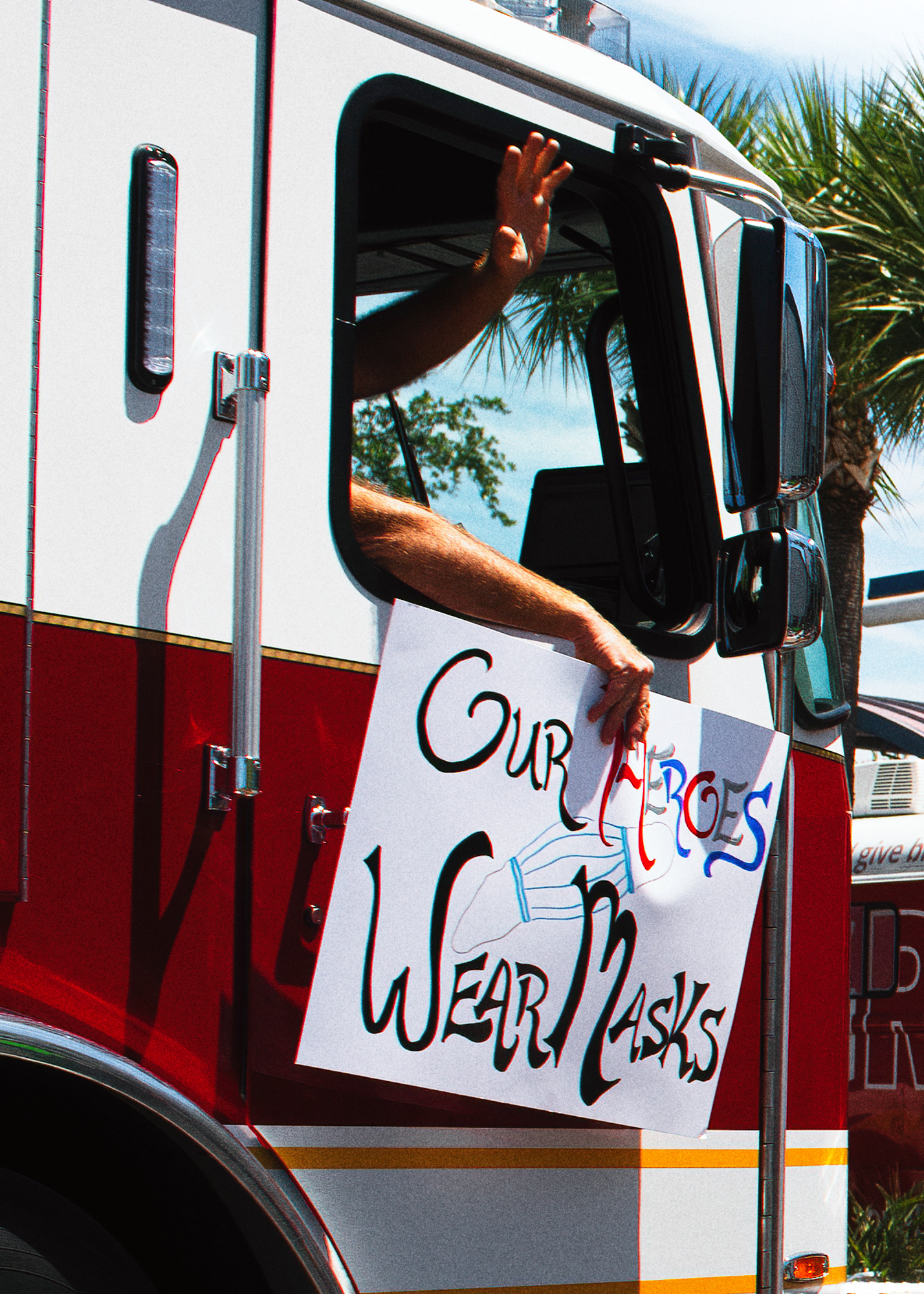 County Fire/EMS/Sheriffs honor frontline healthcare workers