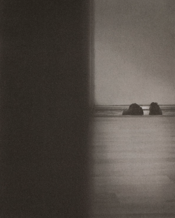 The Father's Touch Story_Shoes #5, Monochrome Gum Bichromate Print, 25.4x20.3cm, 2021