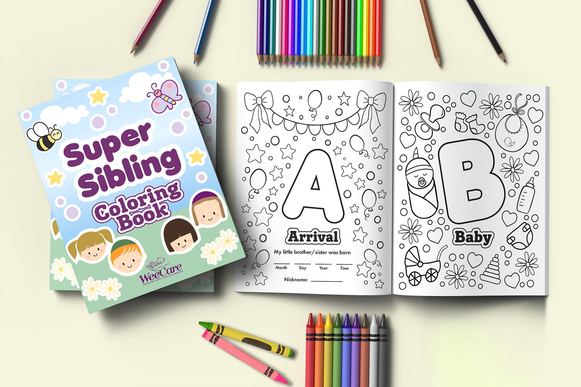 A very special project for an organization supporting siblings of micro preemies.