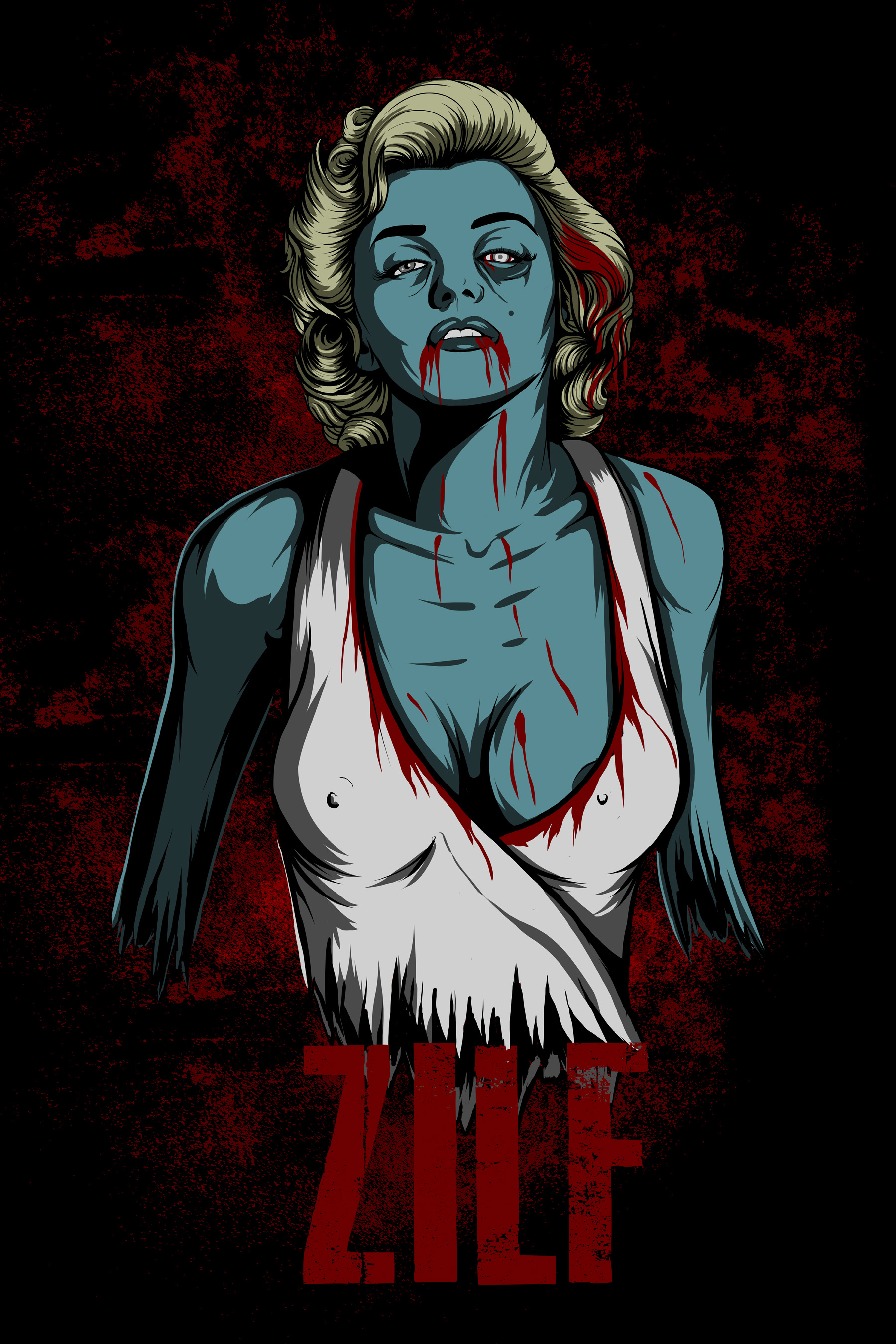 Marilyn Monroe Zombie Monster