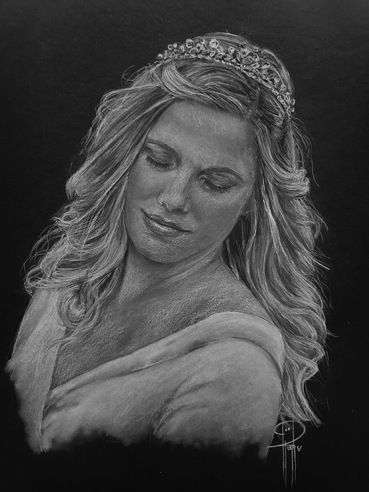 Lauren 11x14 Charcoal SOLD