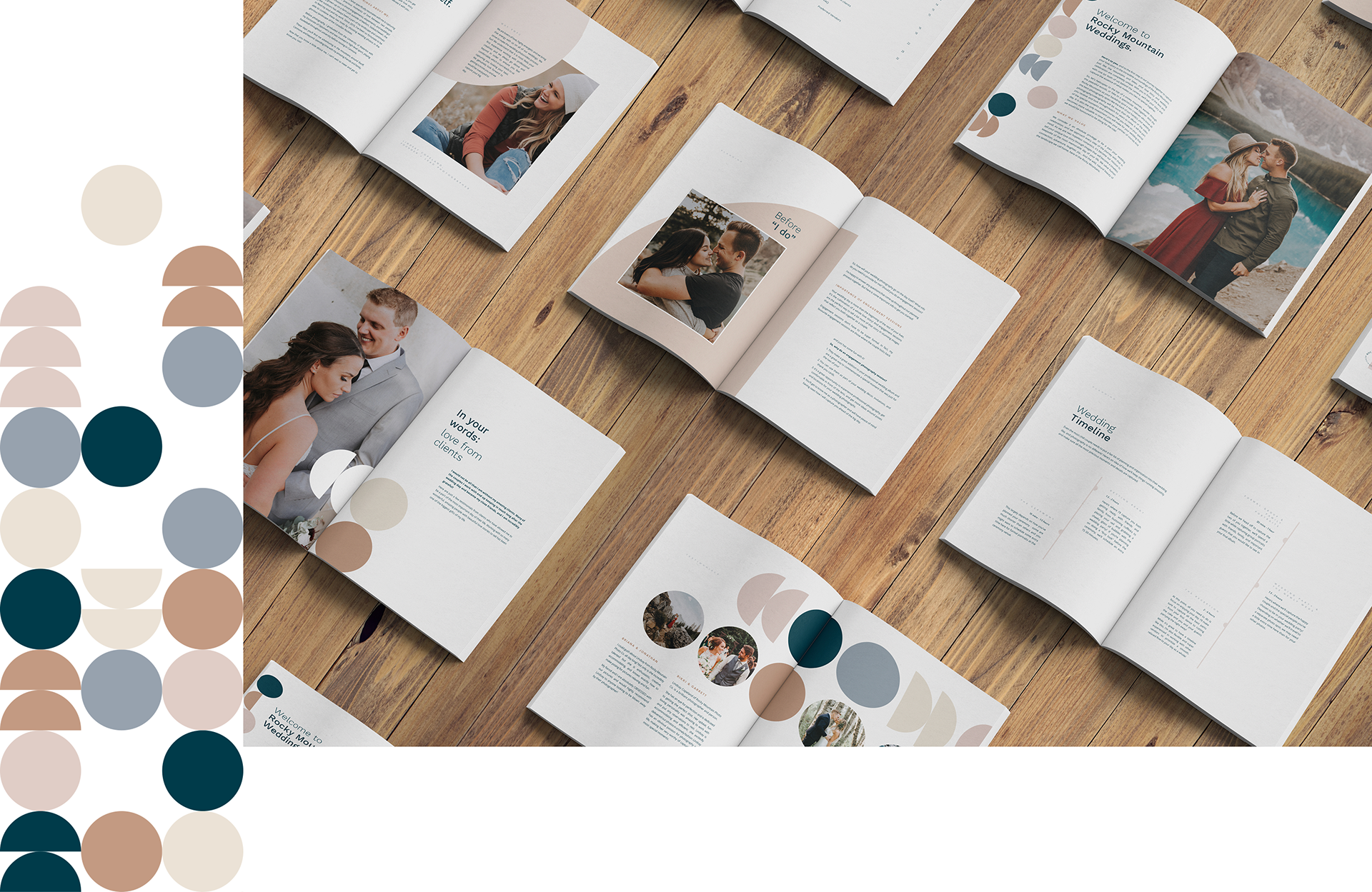 Pricing Guide design for Rocky Mountain Elopements
