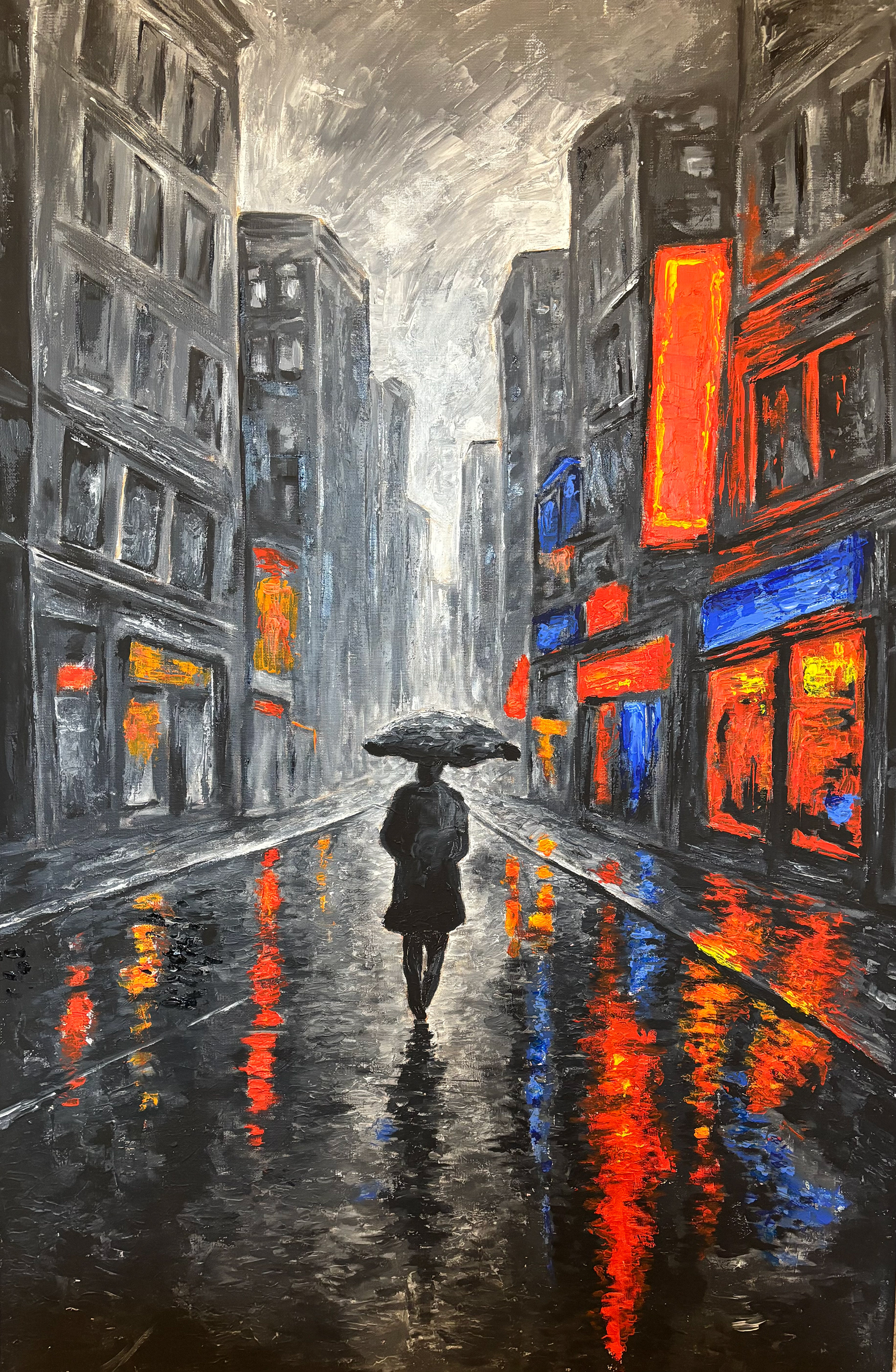 Look Both Ways - 90x60 cm