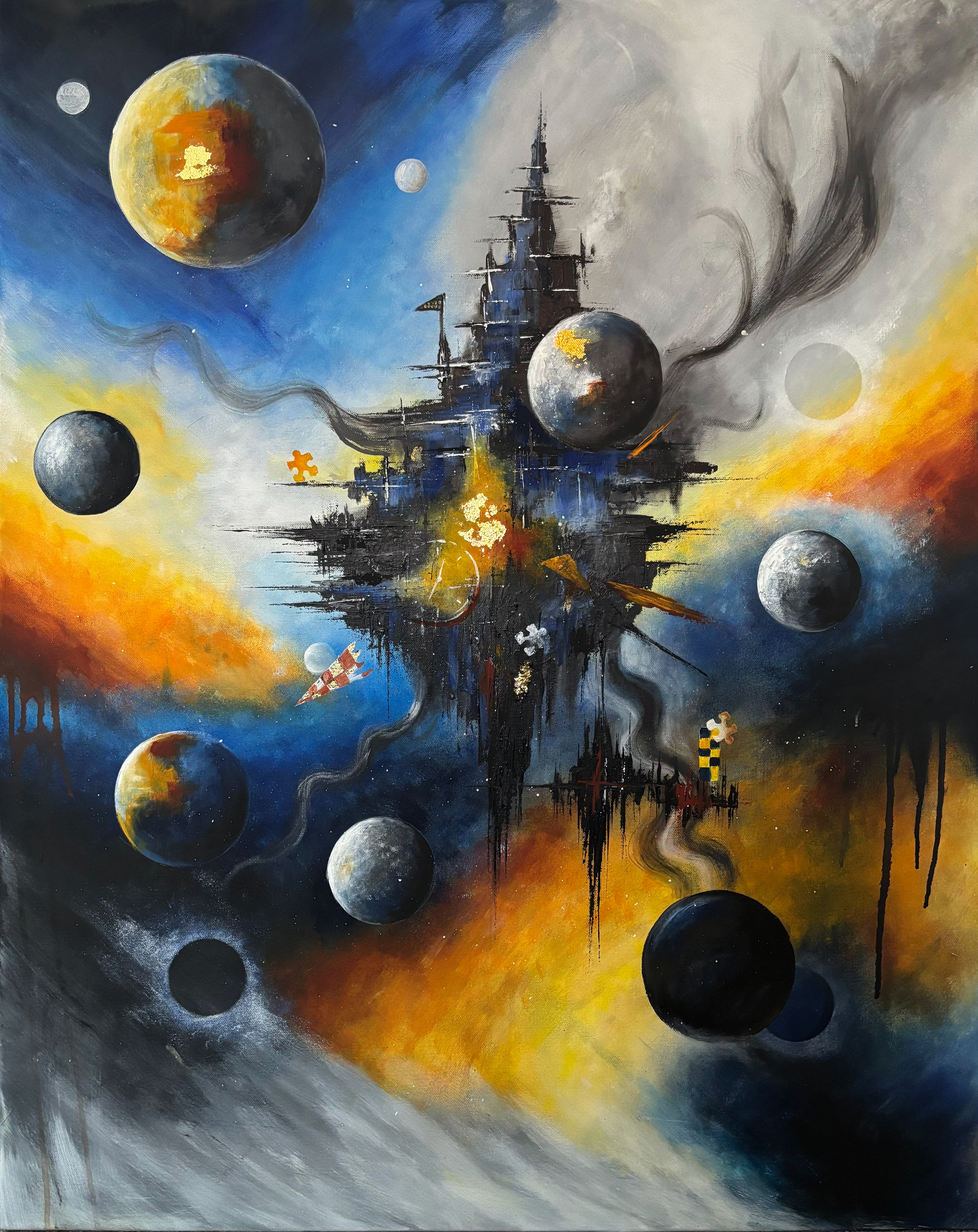 Cosmic Voyage - 80x100 cm
