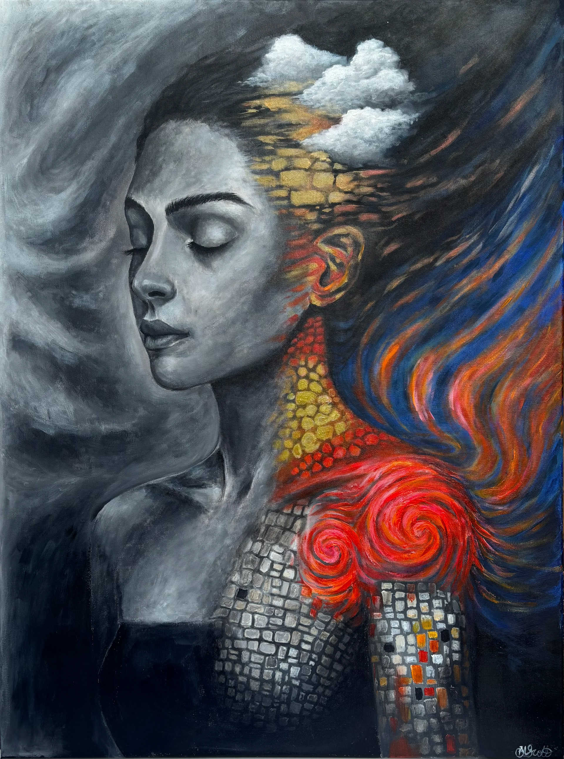 Let My Soul Live On - 60x80cm