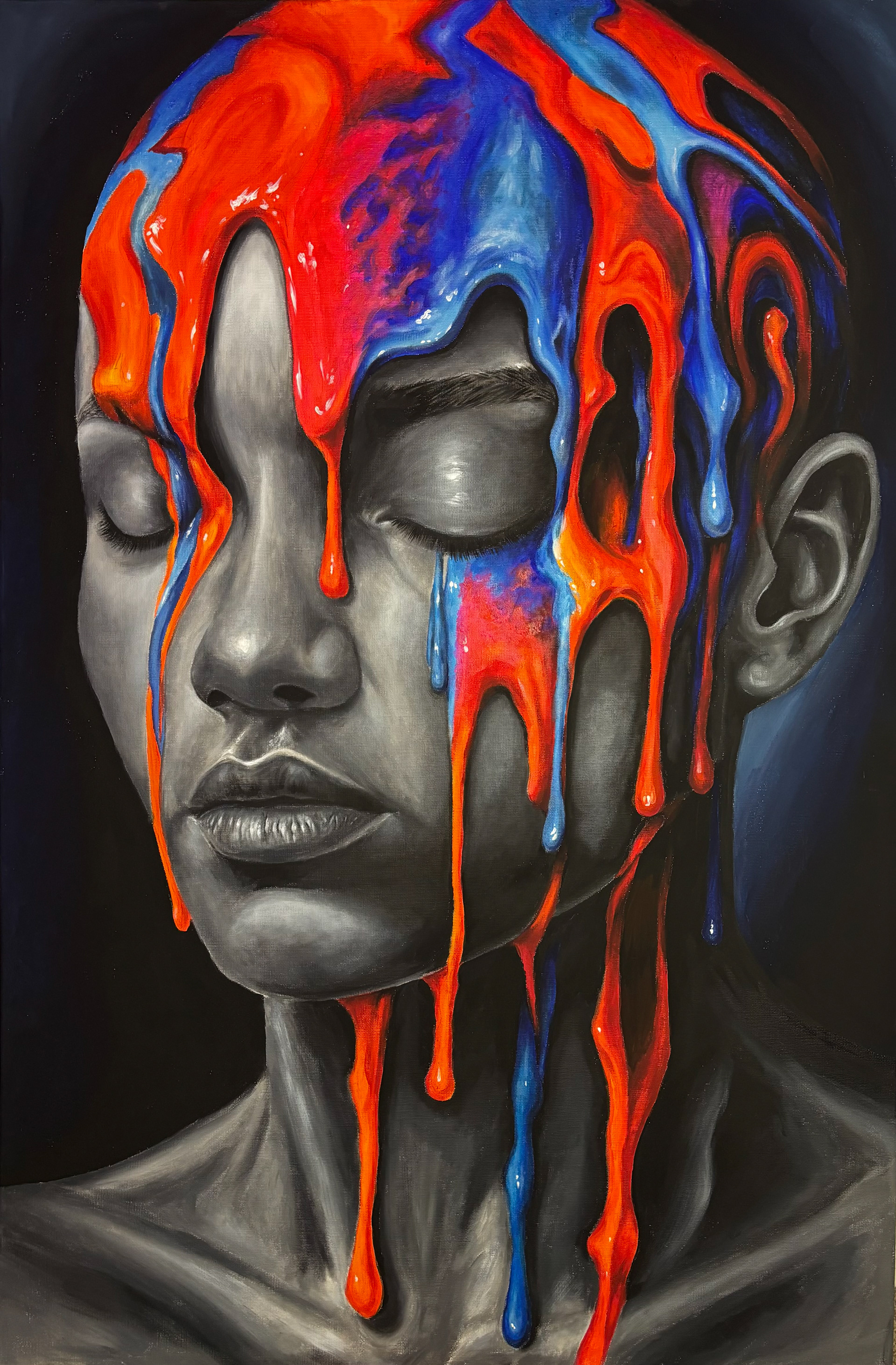 Liquid Confidence - 60x90 cm
