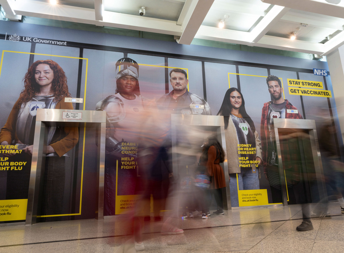 OOH MANCHESTER NHS GET VACCINATED CAMPAIGN - OUT OF HOME (OOH) 