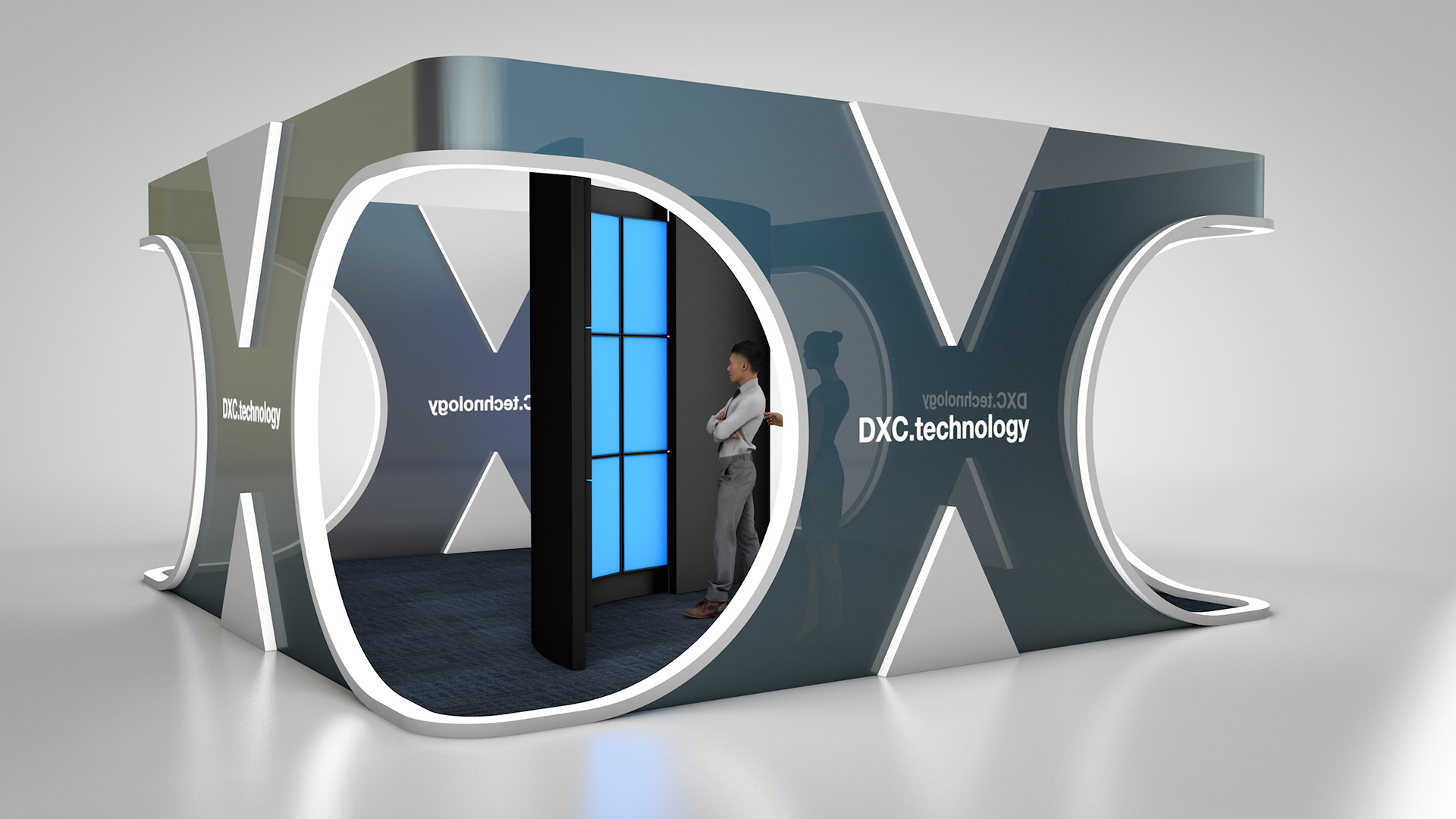 michael mazzier - DXC Booth Designs & Renders