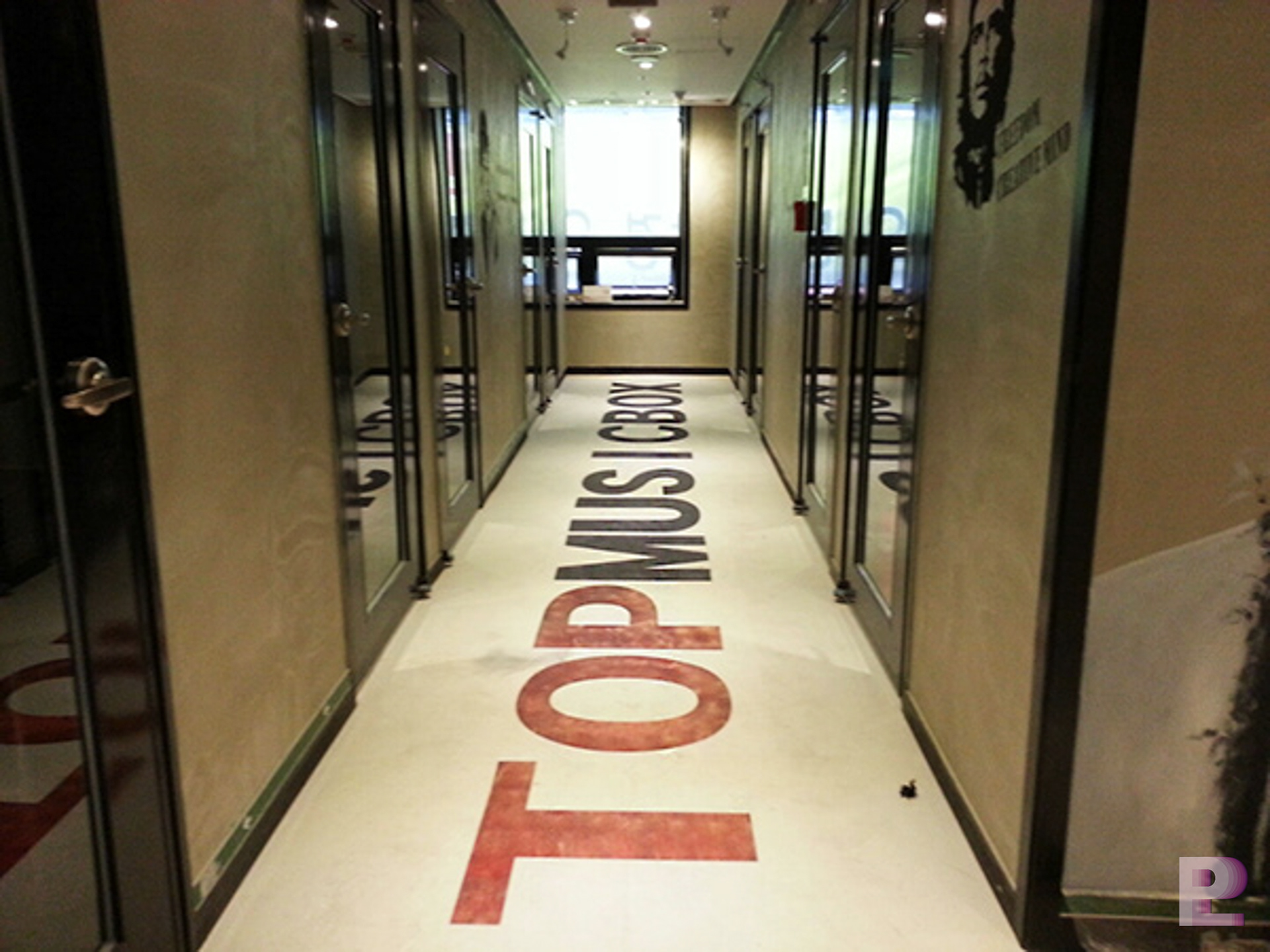 바닥스텐실 진행과정