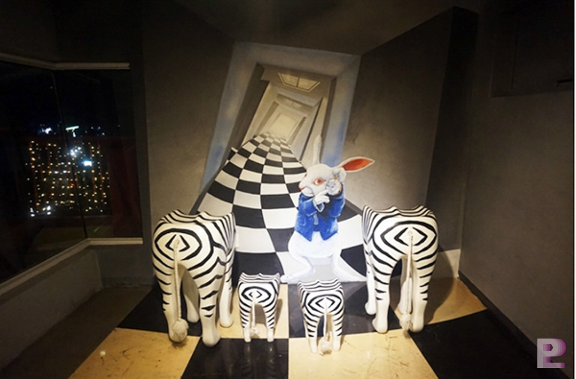 이상한 나라의 앨리스 트릭아트 