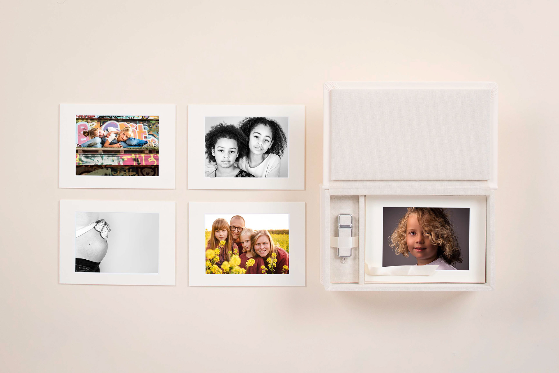 Portfoliobox met USB stick