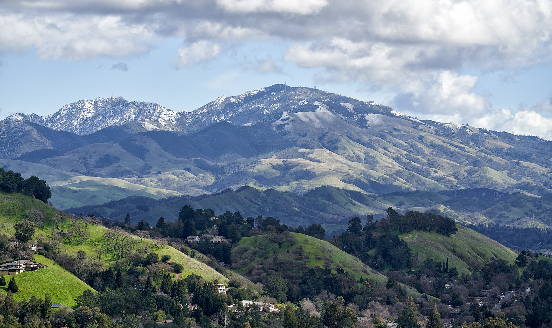 Mt. Diablo, Dusted with Snow