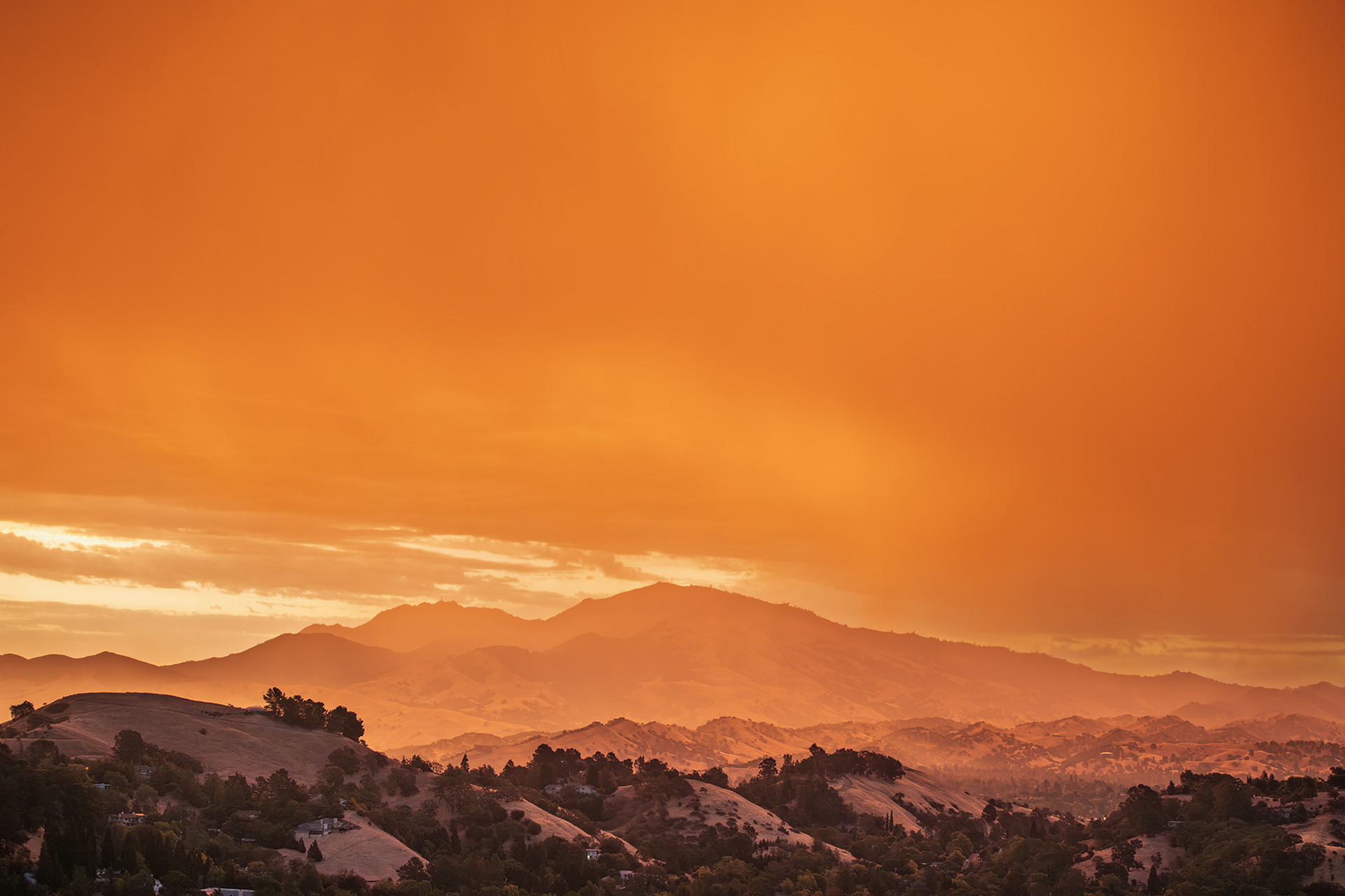 Electric Storm, Sunrise, Mt. Diablo