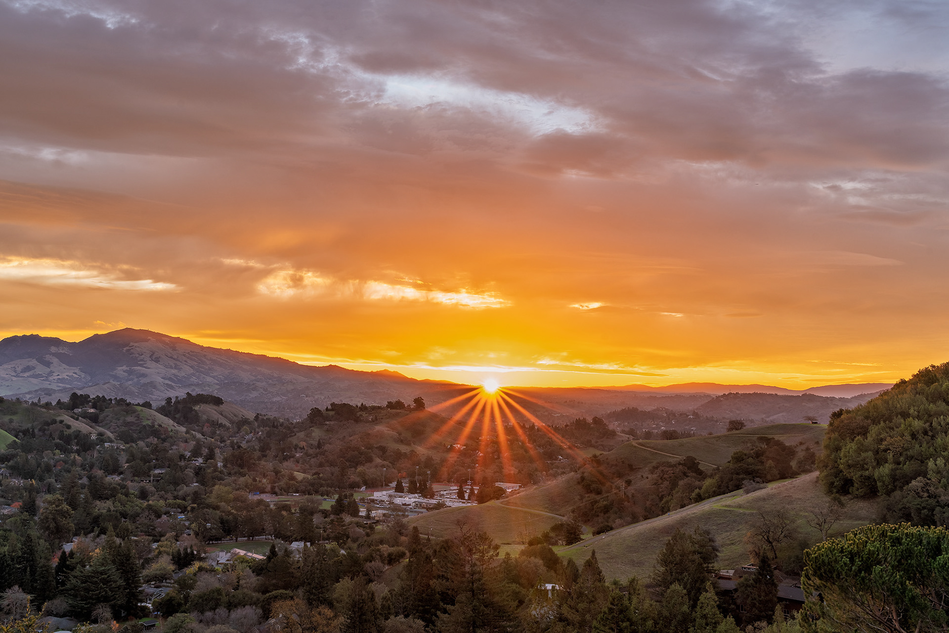 Acalanes Ridge, Sunrise
