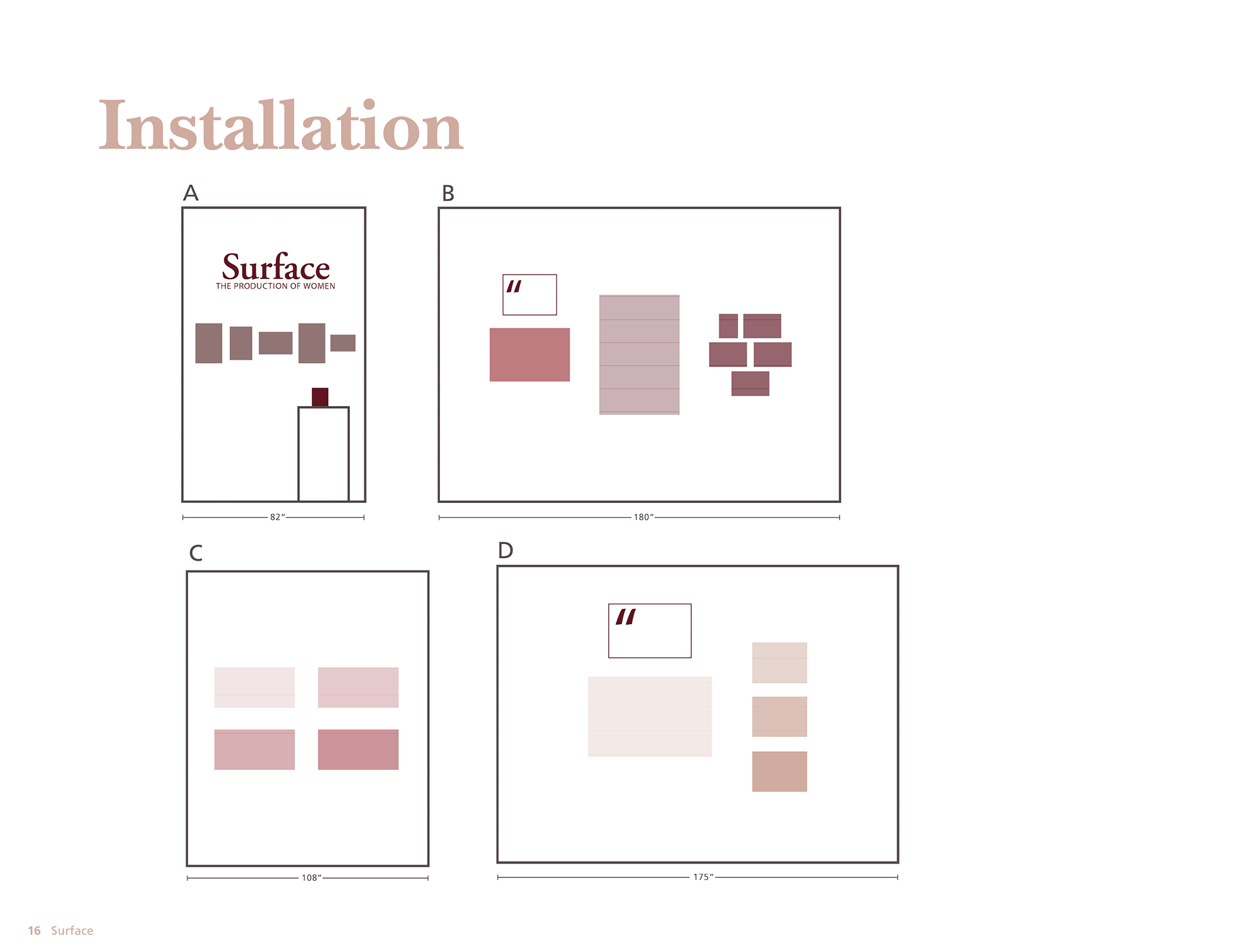 Installation Plan / InDesign & Illustrator / 2019