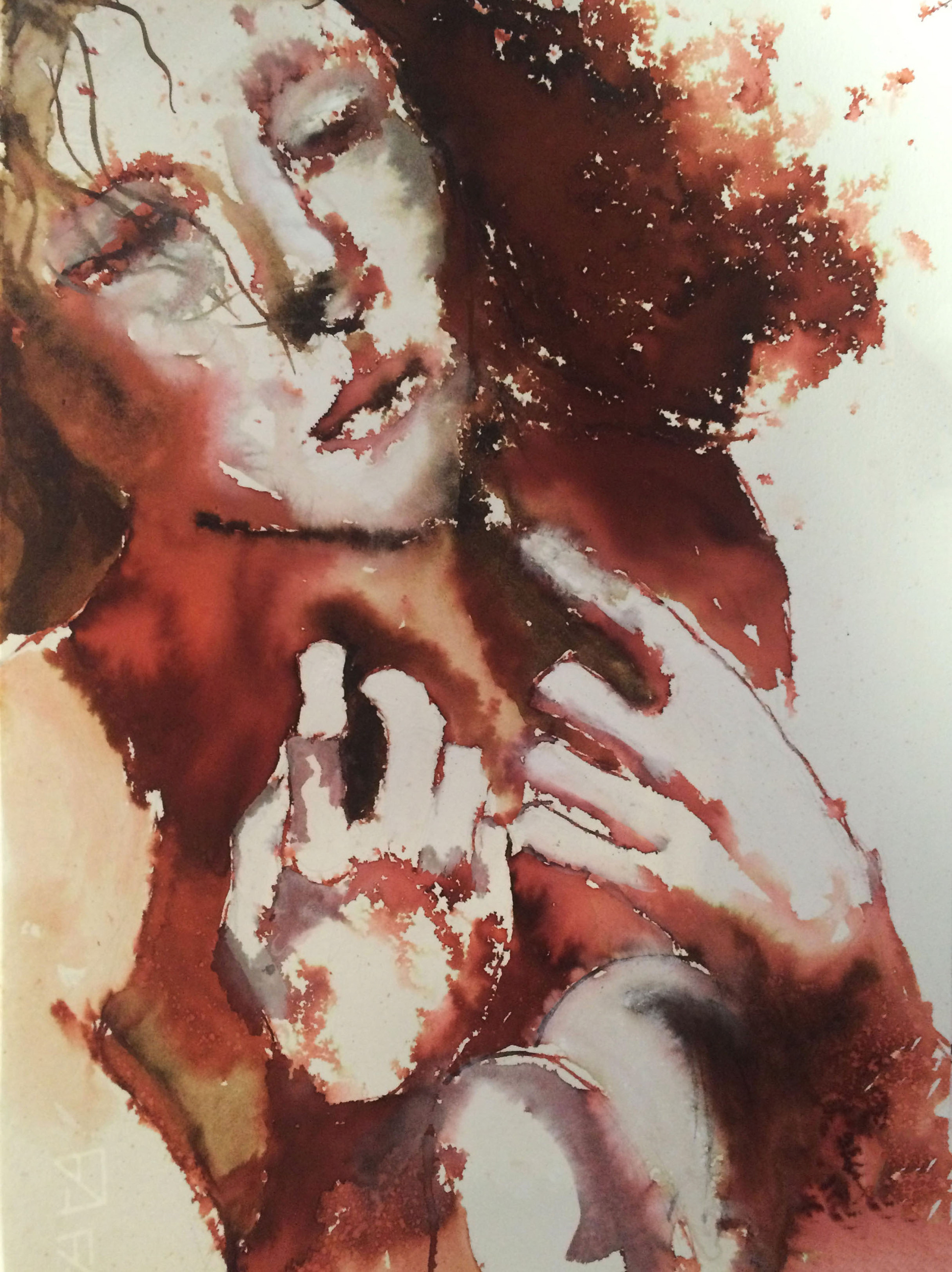 Rigor of the feminine II, 2015, ink on Fabriano paper, 30cm x 45cm