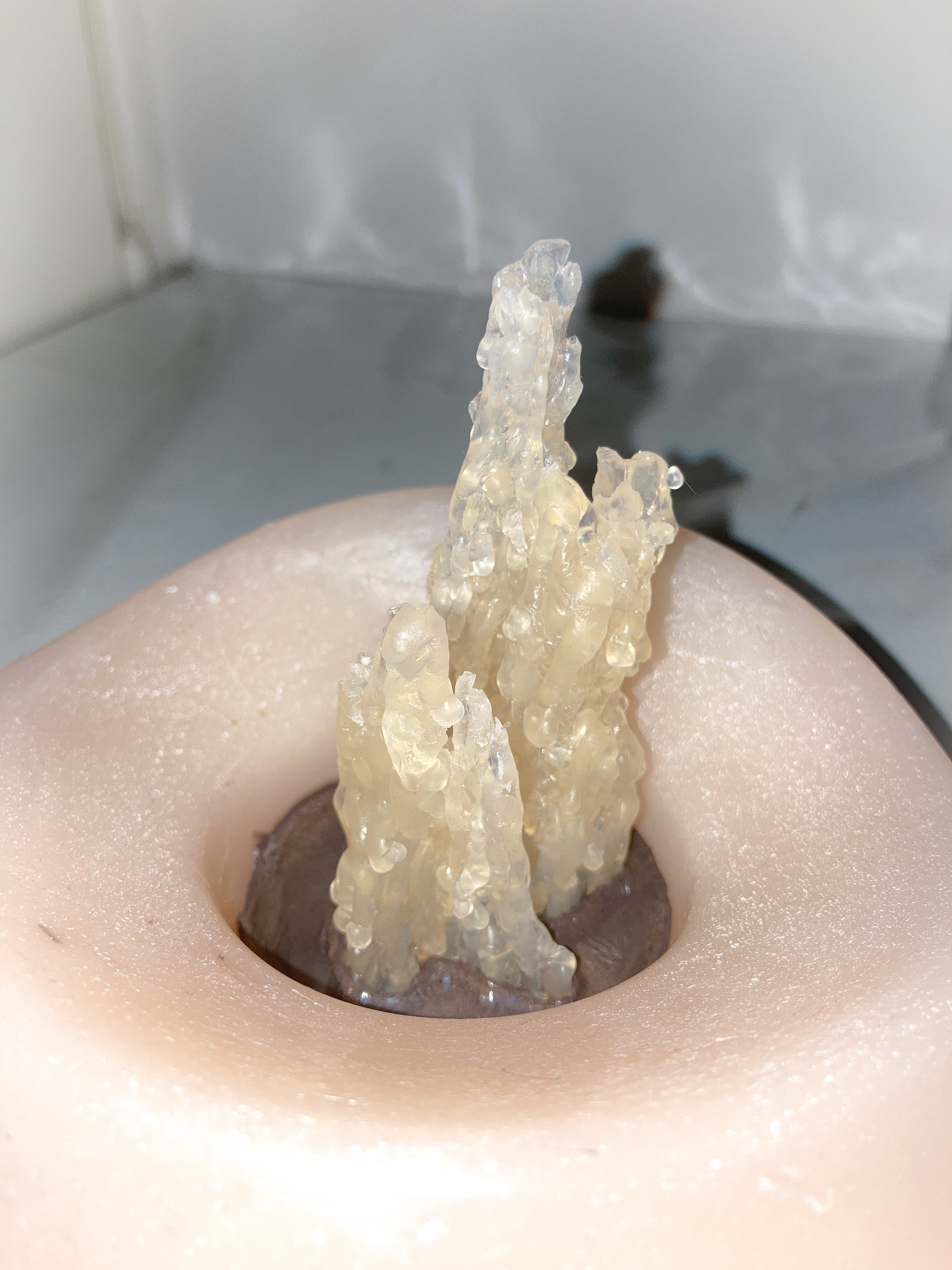 "nocnik" 2021 soap (detail)