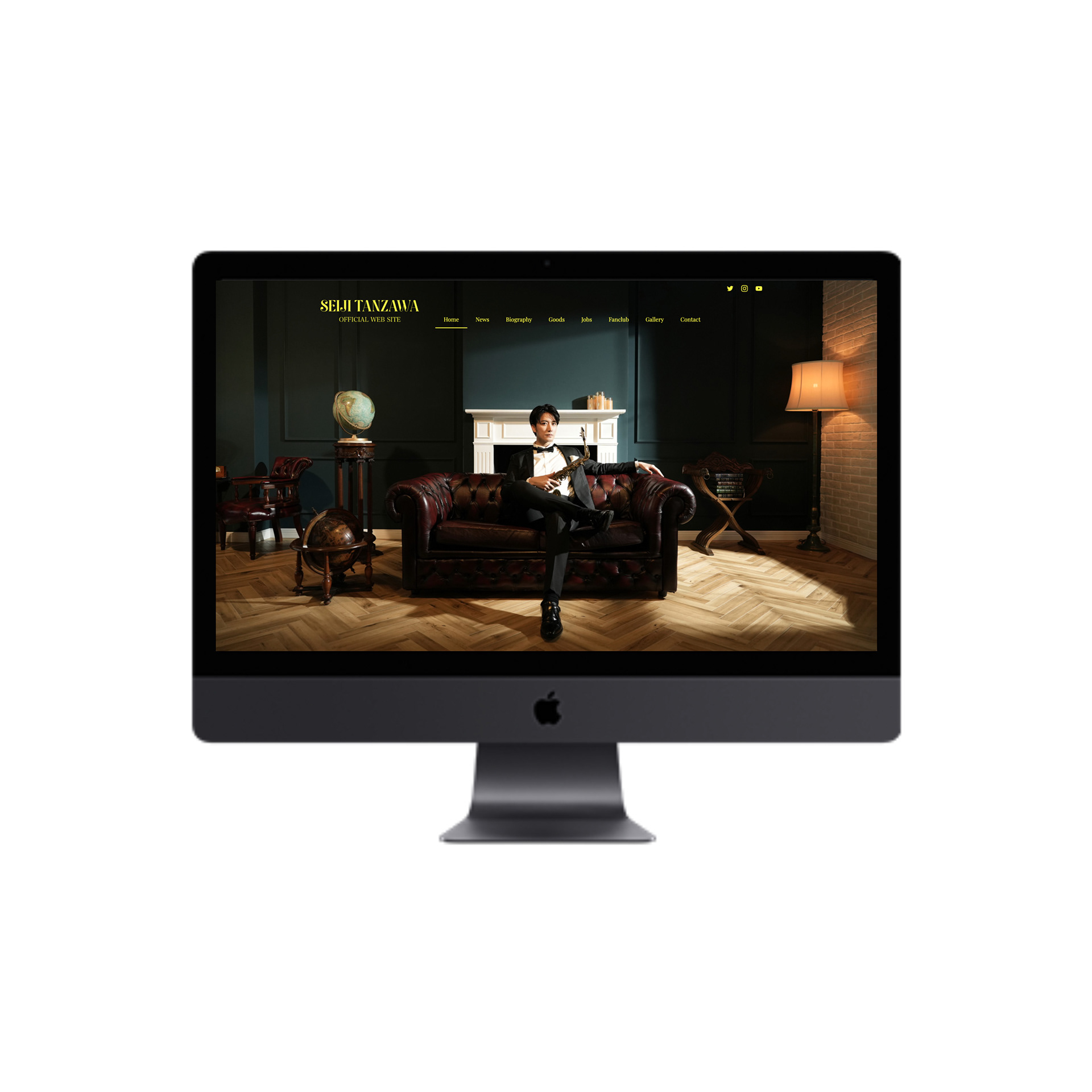 ［ サクソフォーン奏者｜丹澤誠二さまオフィシャルサイト内撮影 ］