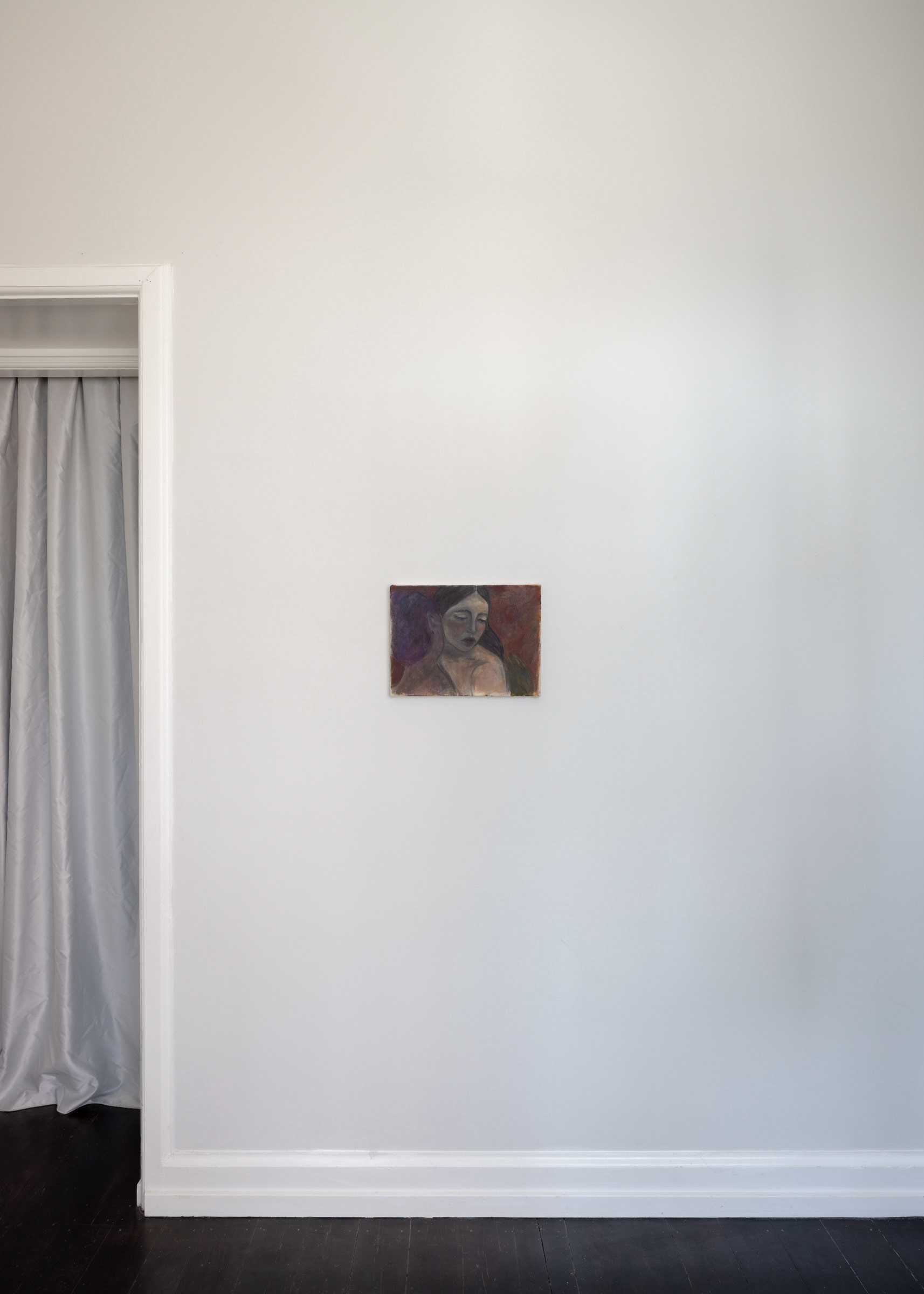 Under the skin, 2025, oil on canvas, 30 x 41 cm