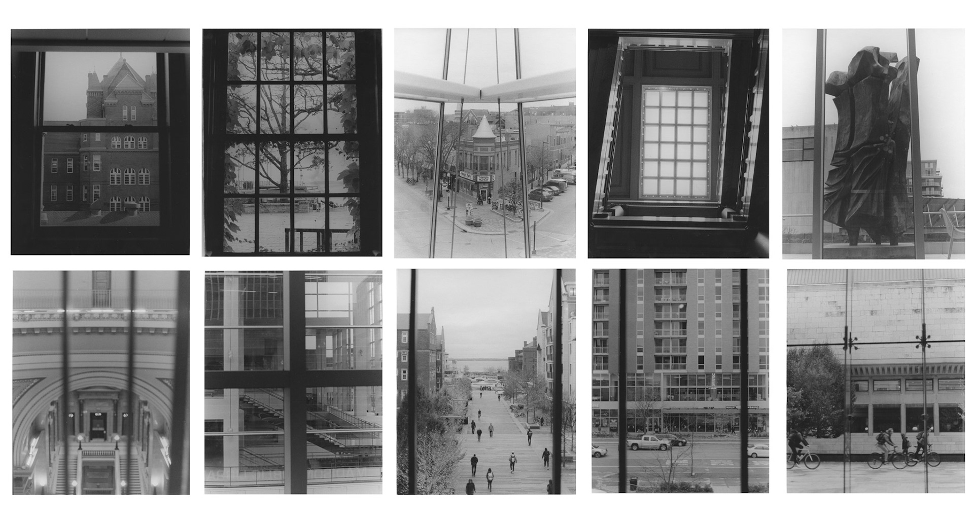 Landscapes Through Windows, Film Photography, 2018, University of Wisconsin - Madison
