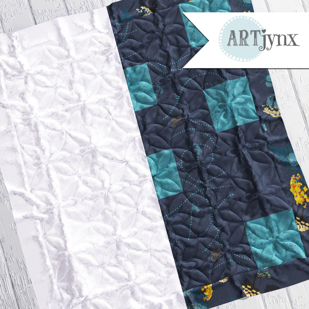 Flower stitch with pattern