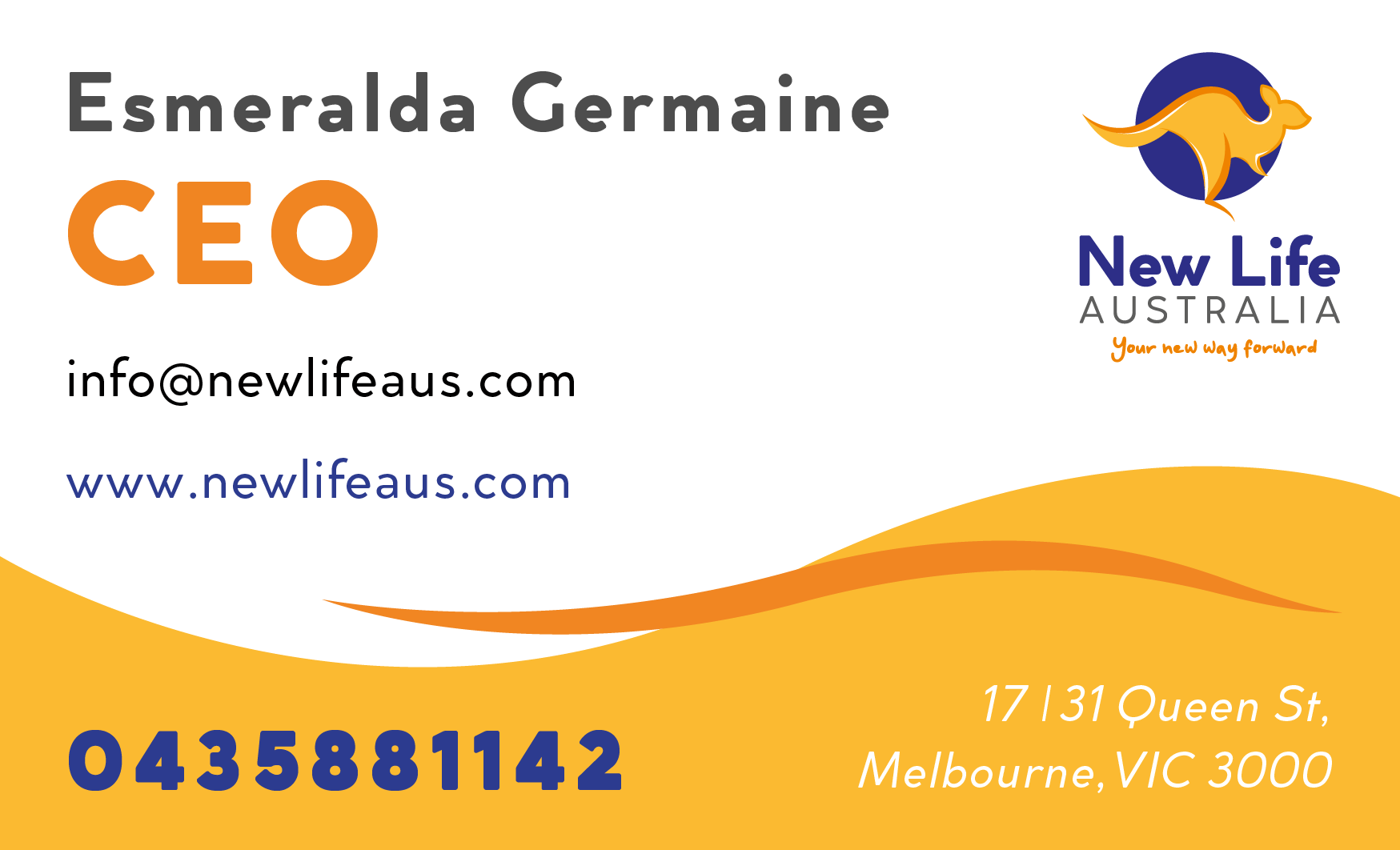 Business card design-Back