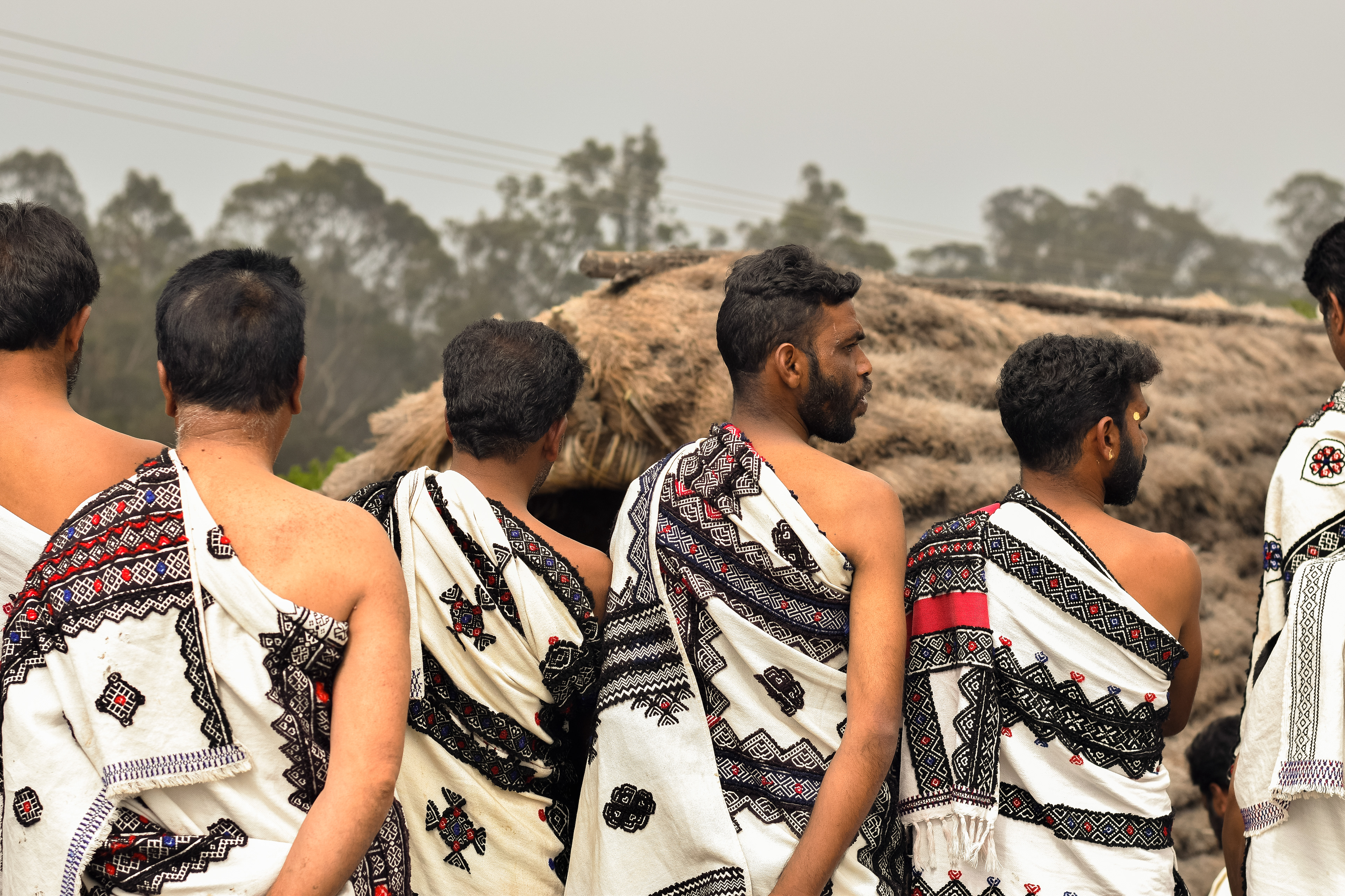 Male members of Toda Tribe