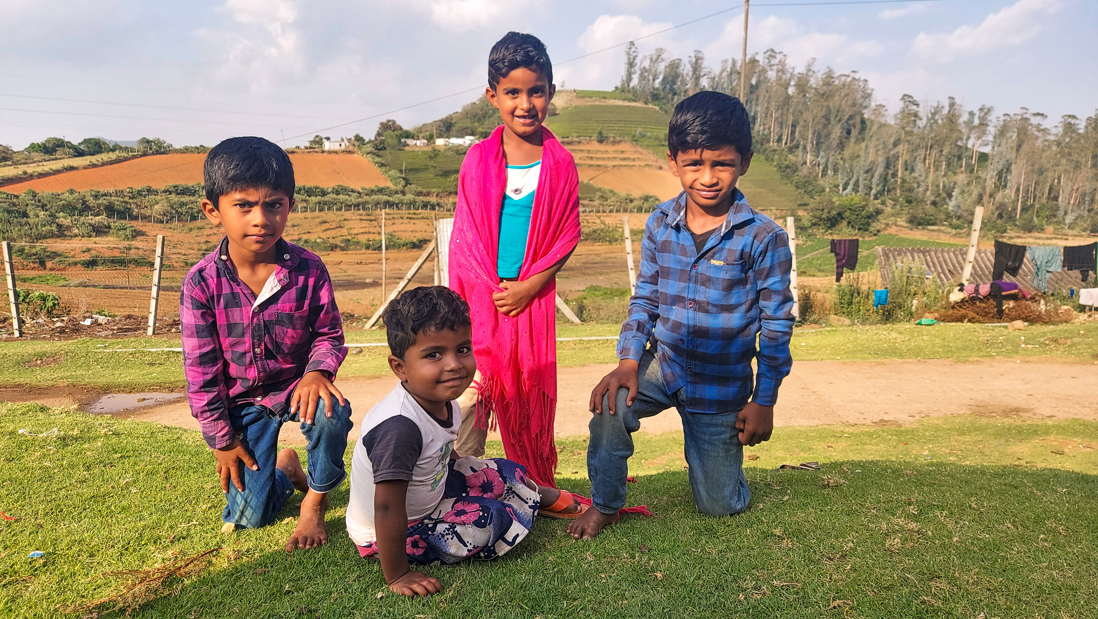 Toda Kids posing for the camera