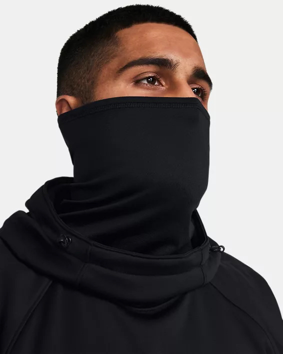 Muhammad Abbasi | Under Armour | Hats & Accessories | Black neck gaiter, black hoodie