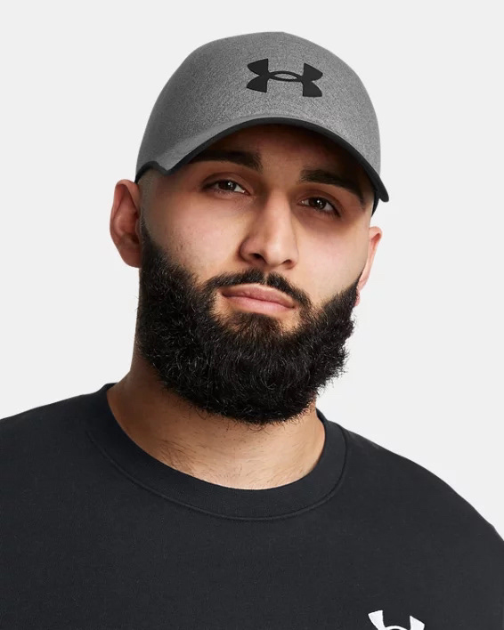 Muhammad Abbasi | Under Armour | Hats & Accessories | Grey hat, black crew neck t-shirt