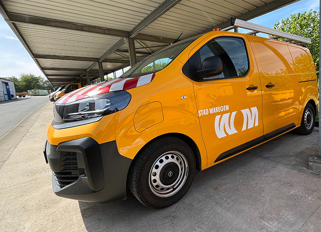 fleetbranding van 55 voertuigen voor Stad Waregem