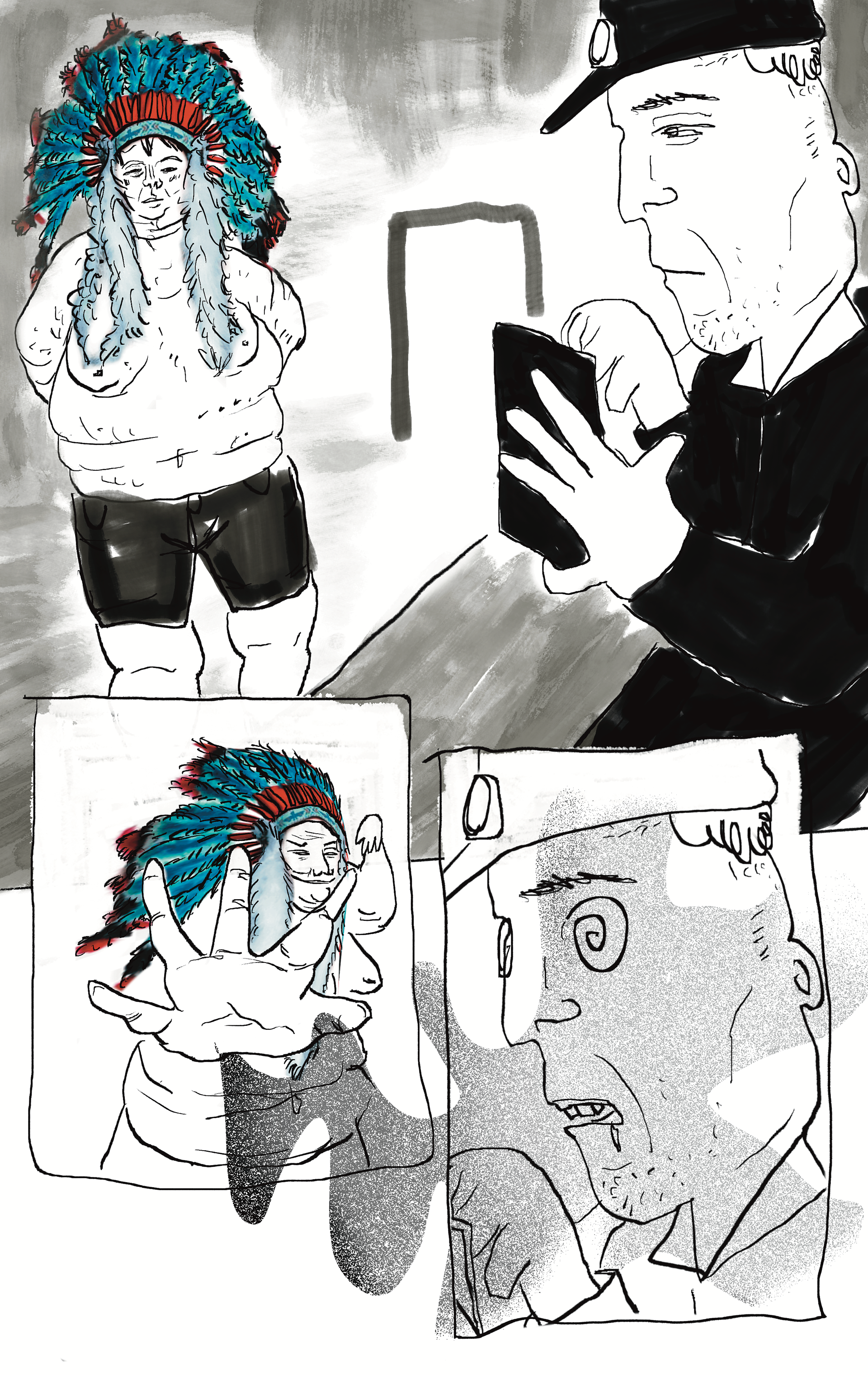 Concept page for a scene