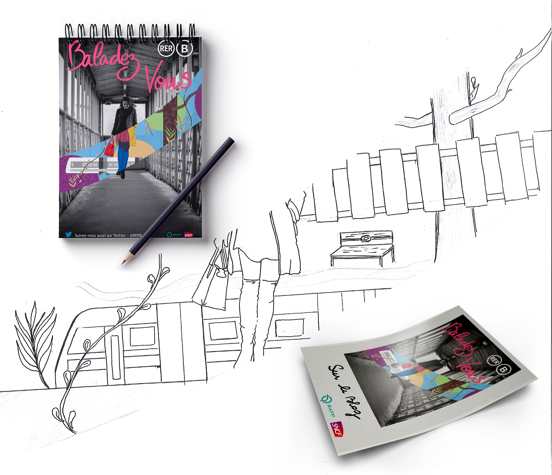déclinaison du visuel et croquis