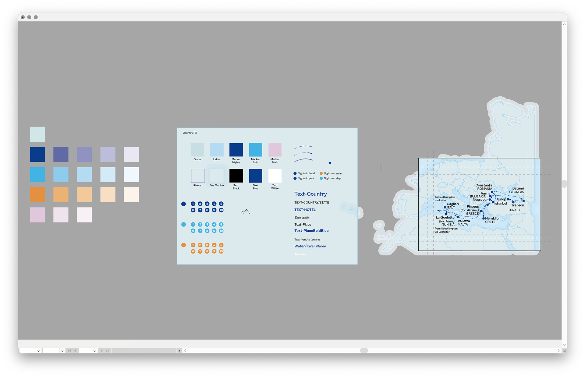 Showing how the maps are created