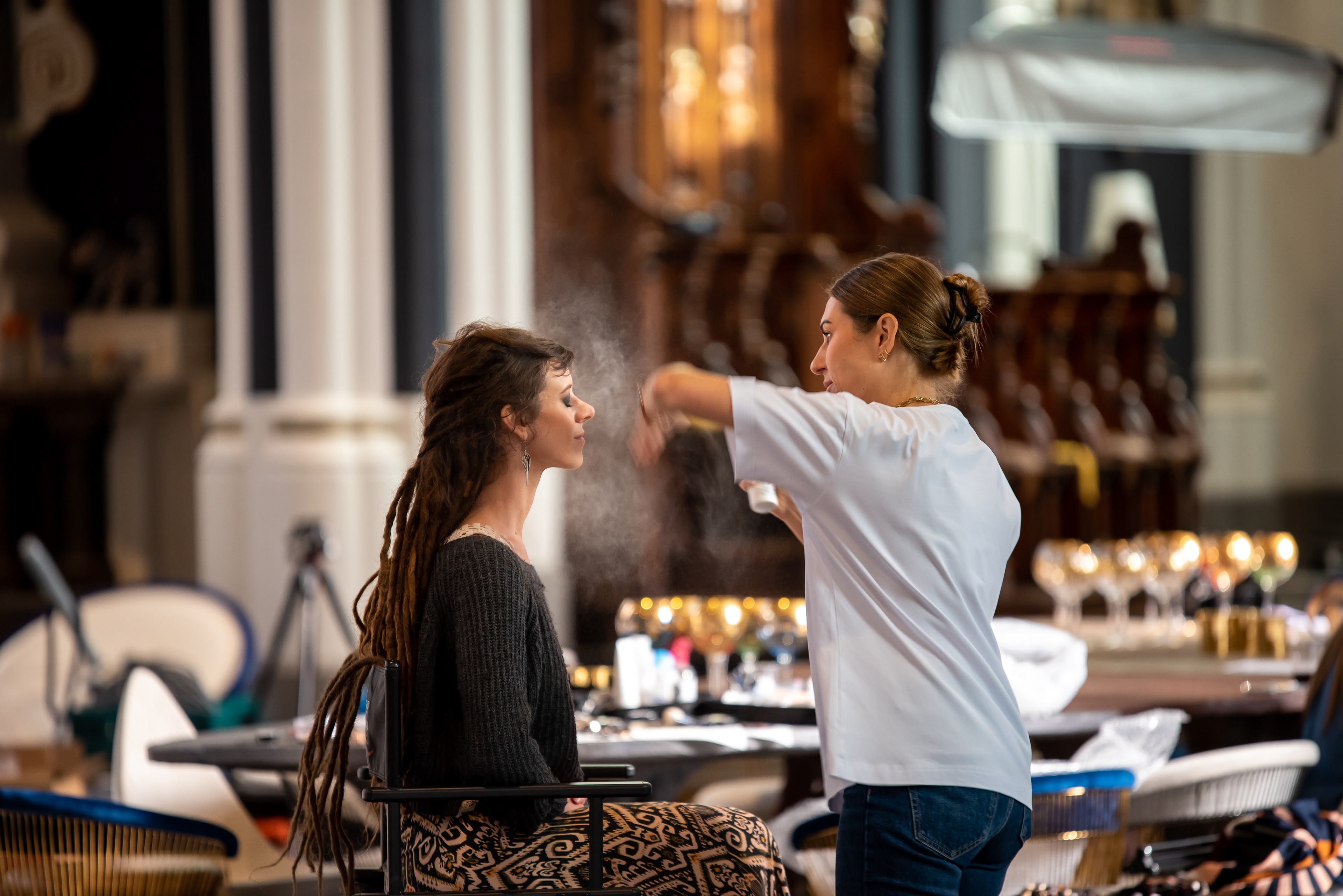 Carolina Make-up in action with Kim