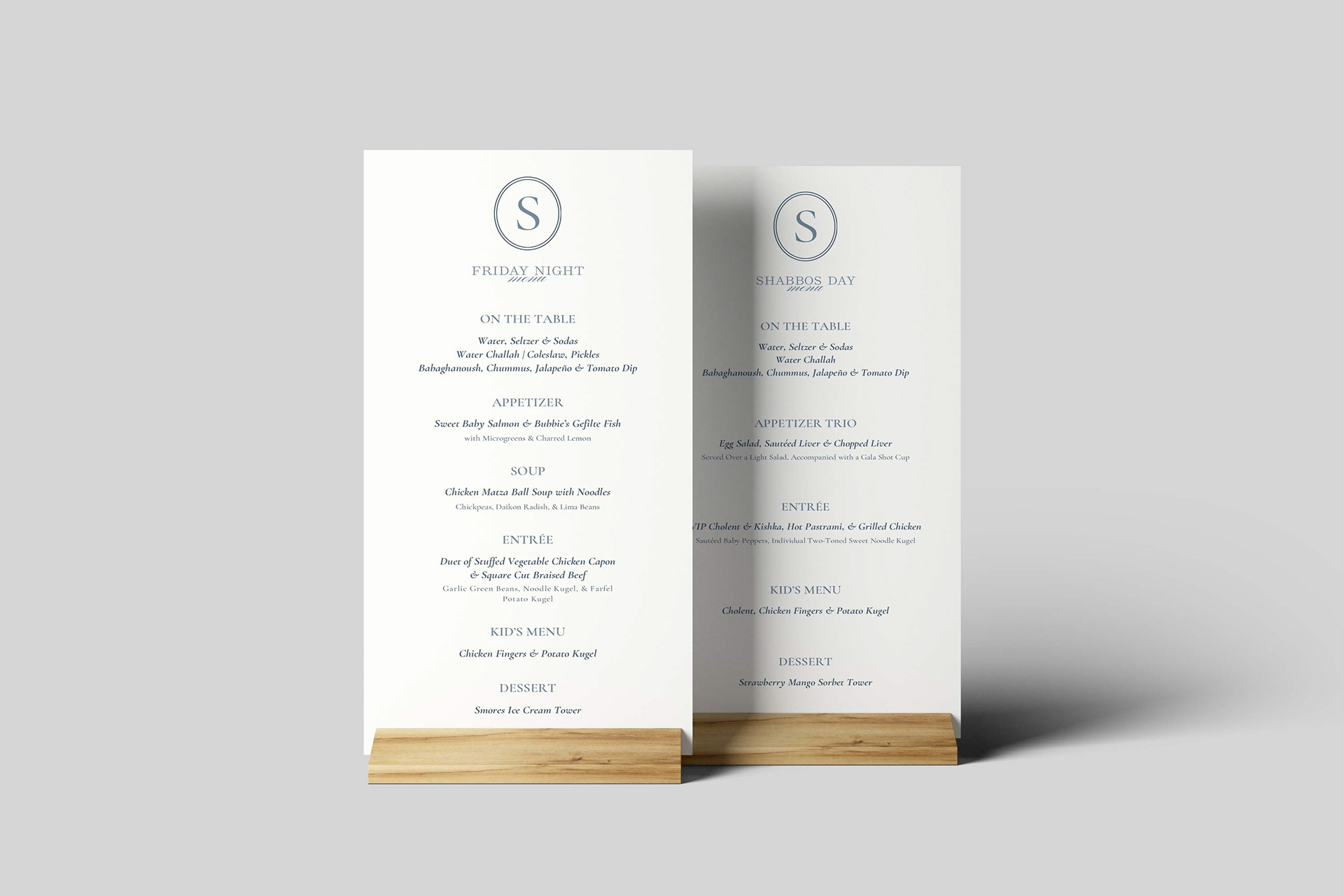 Menus