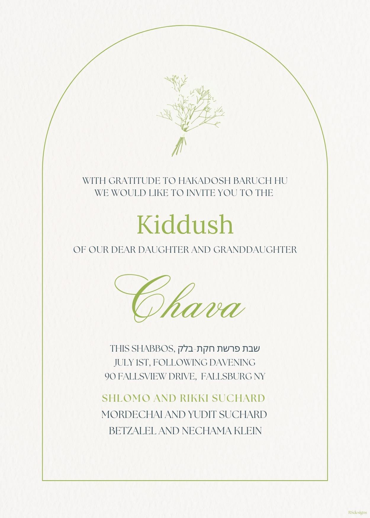 Kiddush #4