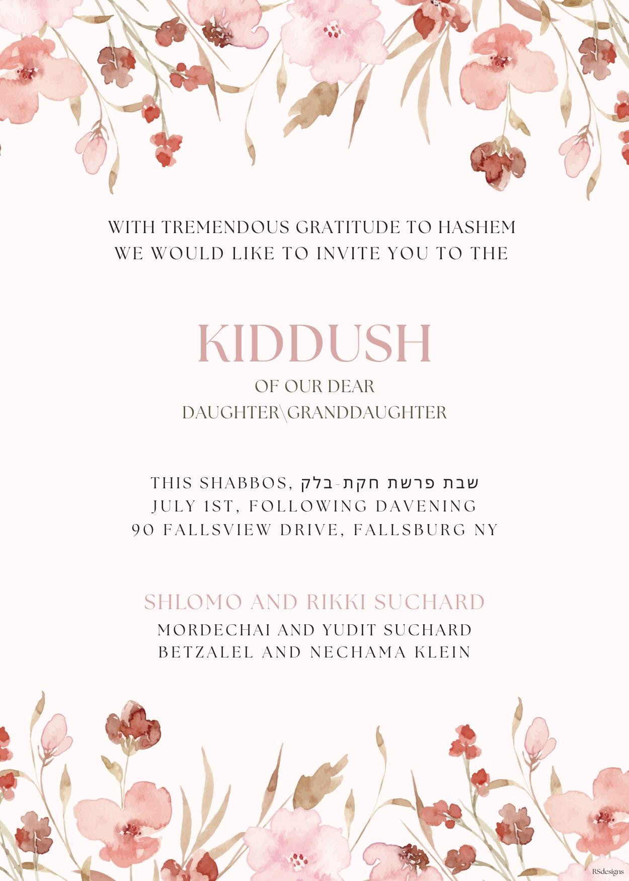 Kiddush #70