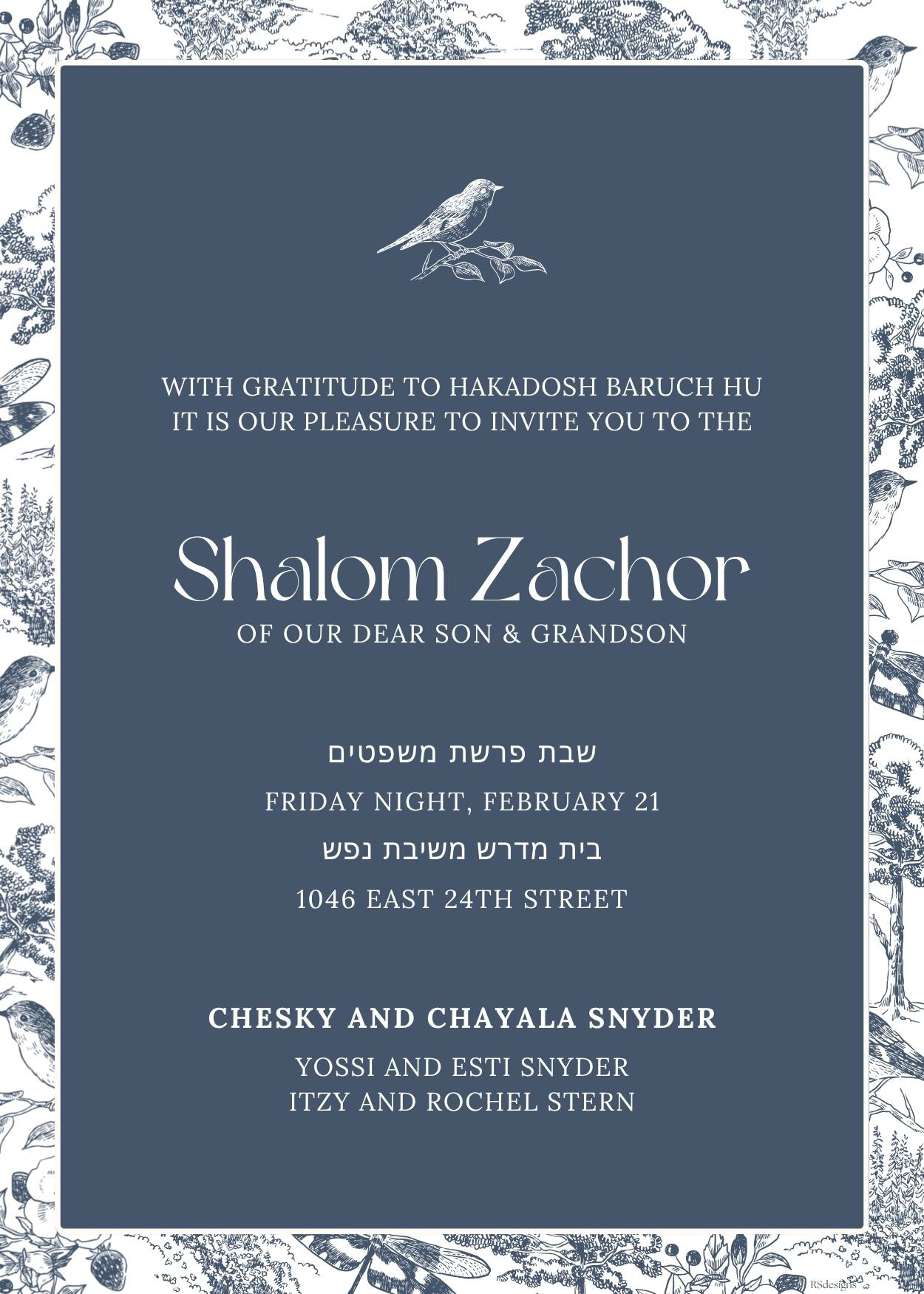   Shalom Zachor #31