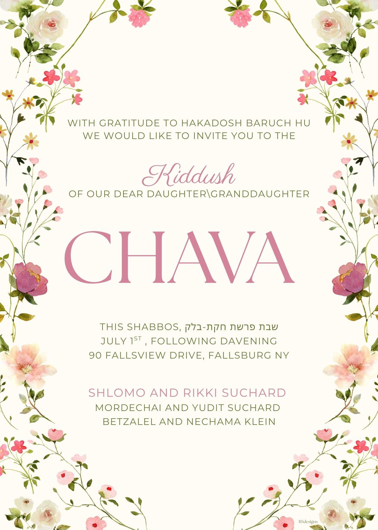 Kiddush #61