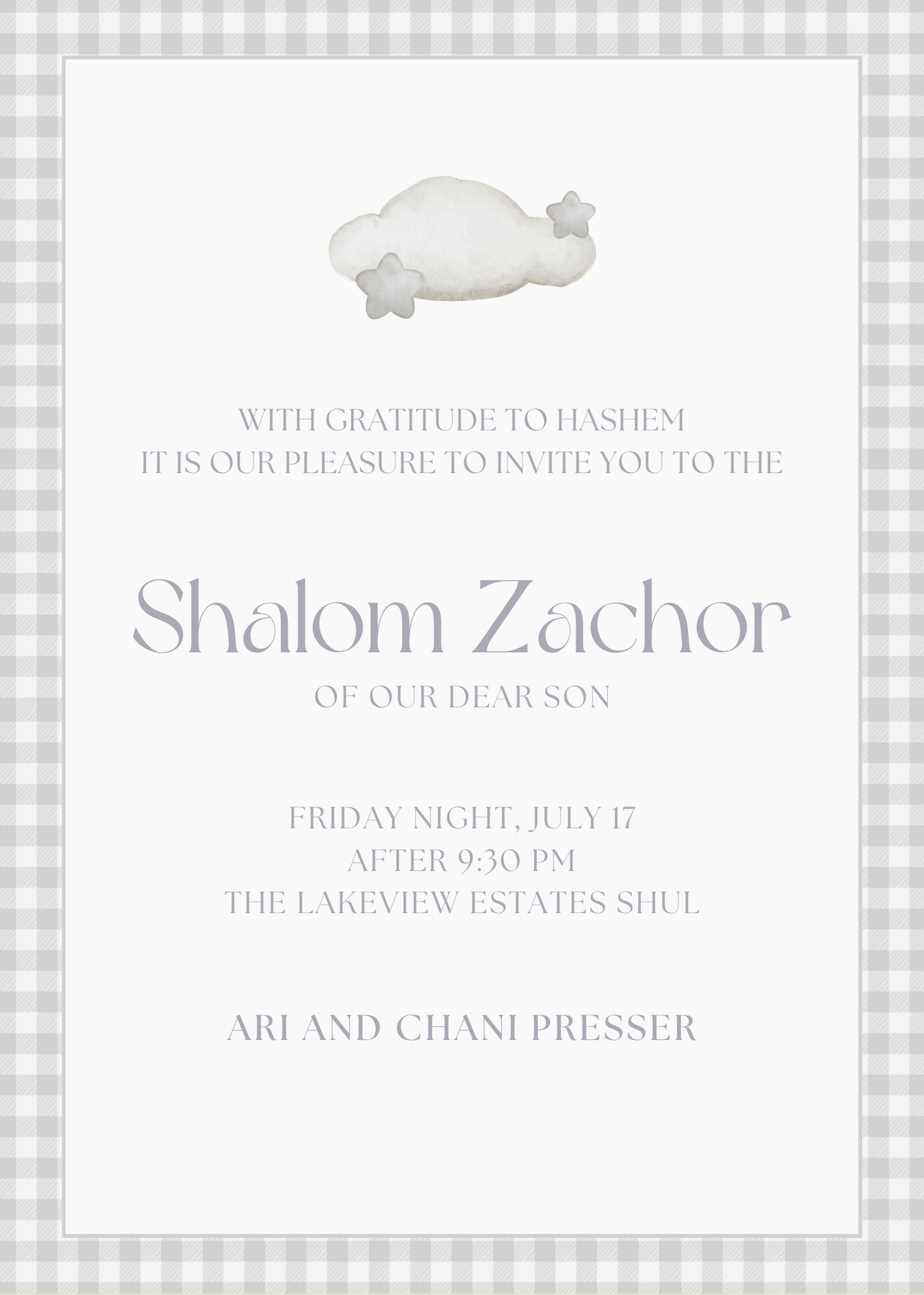Shalom Zachor #4