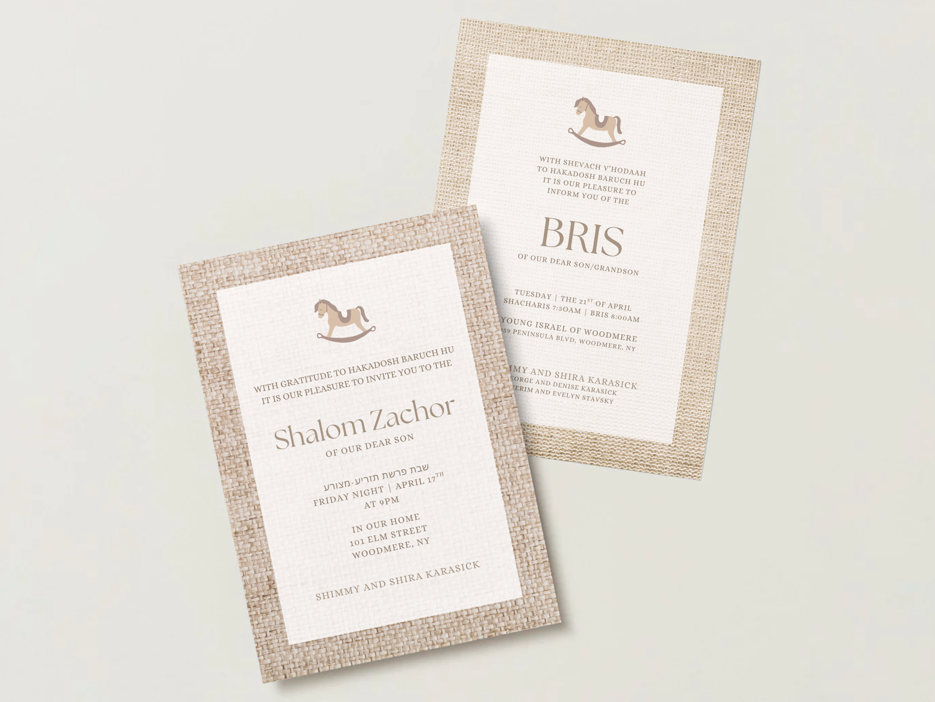 Hessian Horse Collection