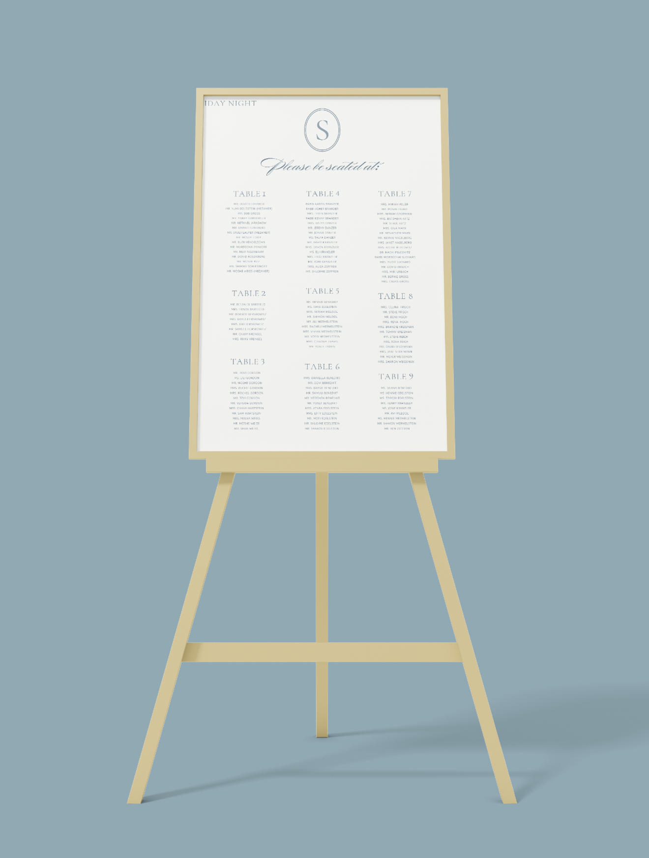 Seating Charts