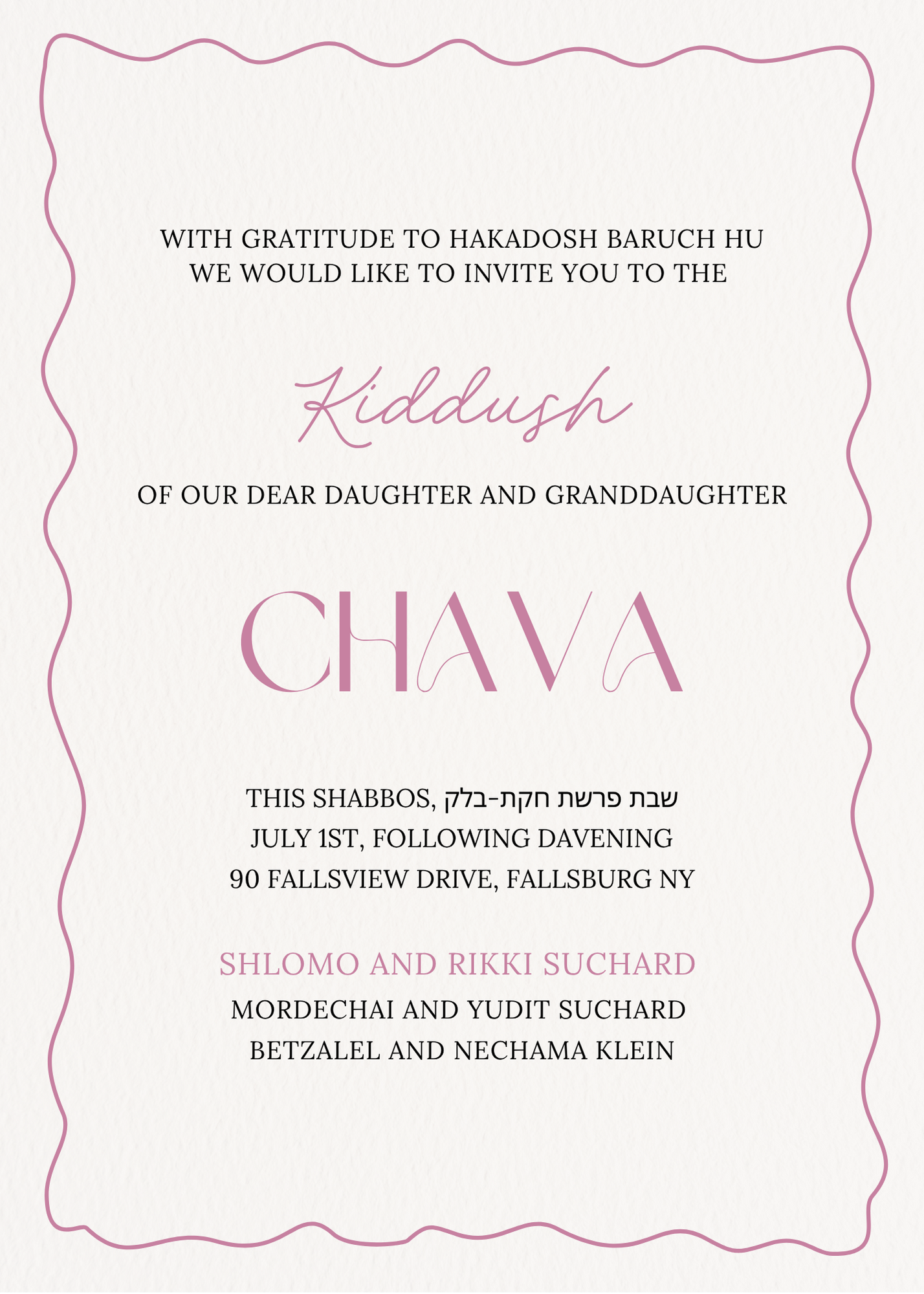 Kiddush #28