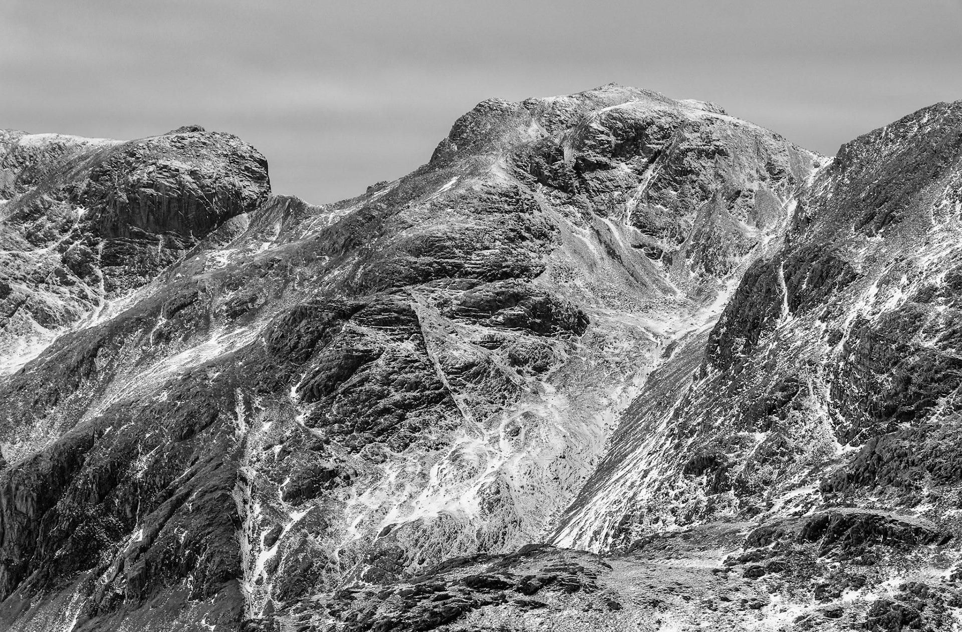 Scafell from Bowfell